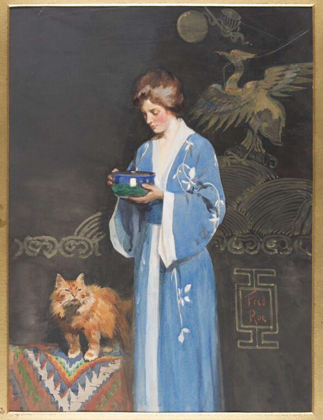 Blue and Tawny, Fred Roe, c.1910s