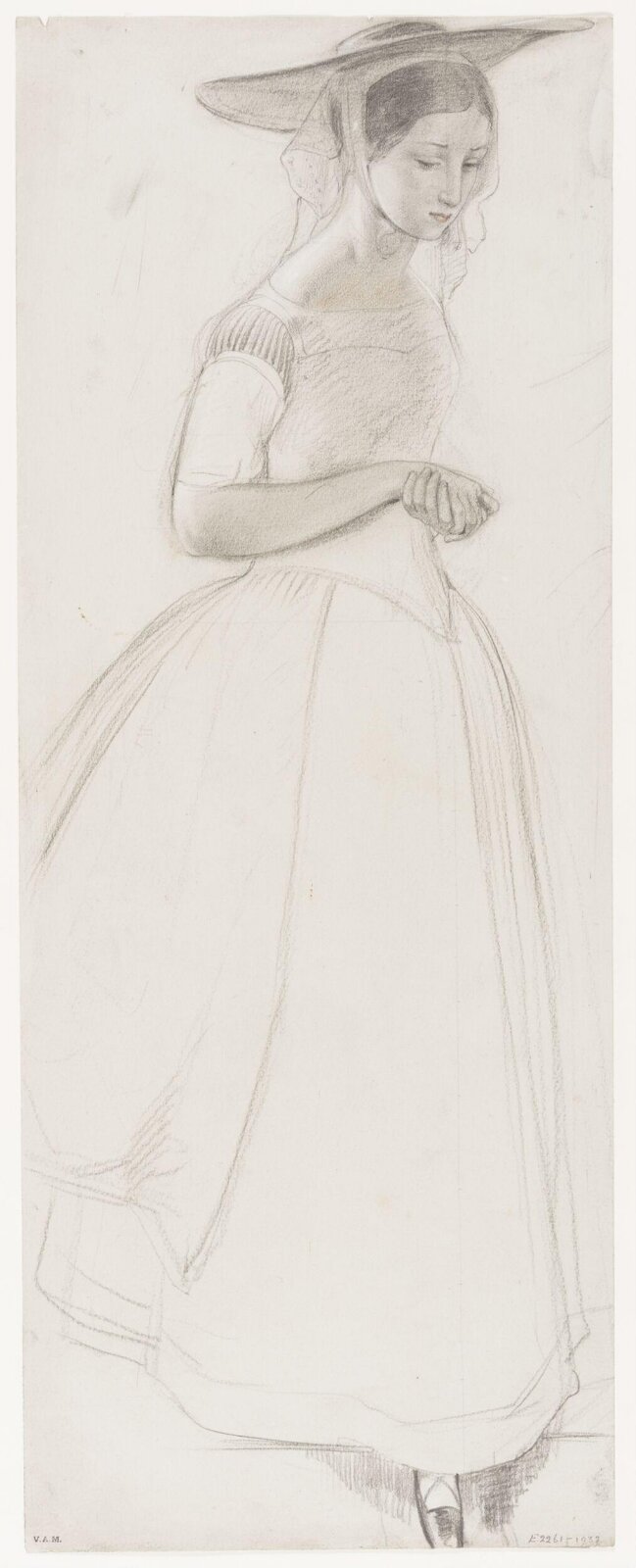 Drawing, Richard Redgrave, mid-19th century