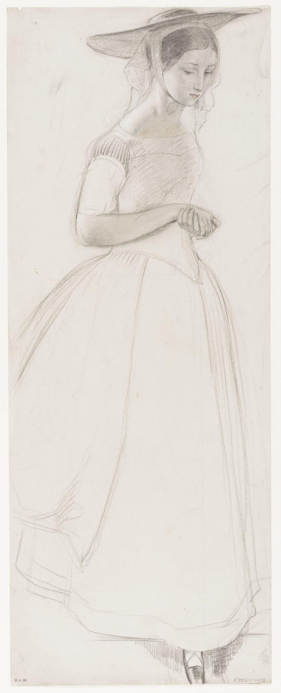 Drawing, Richard Redgrave, mid-19th century