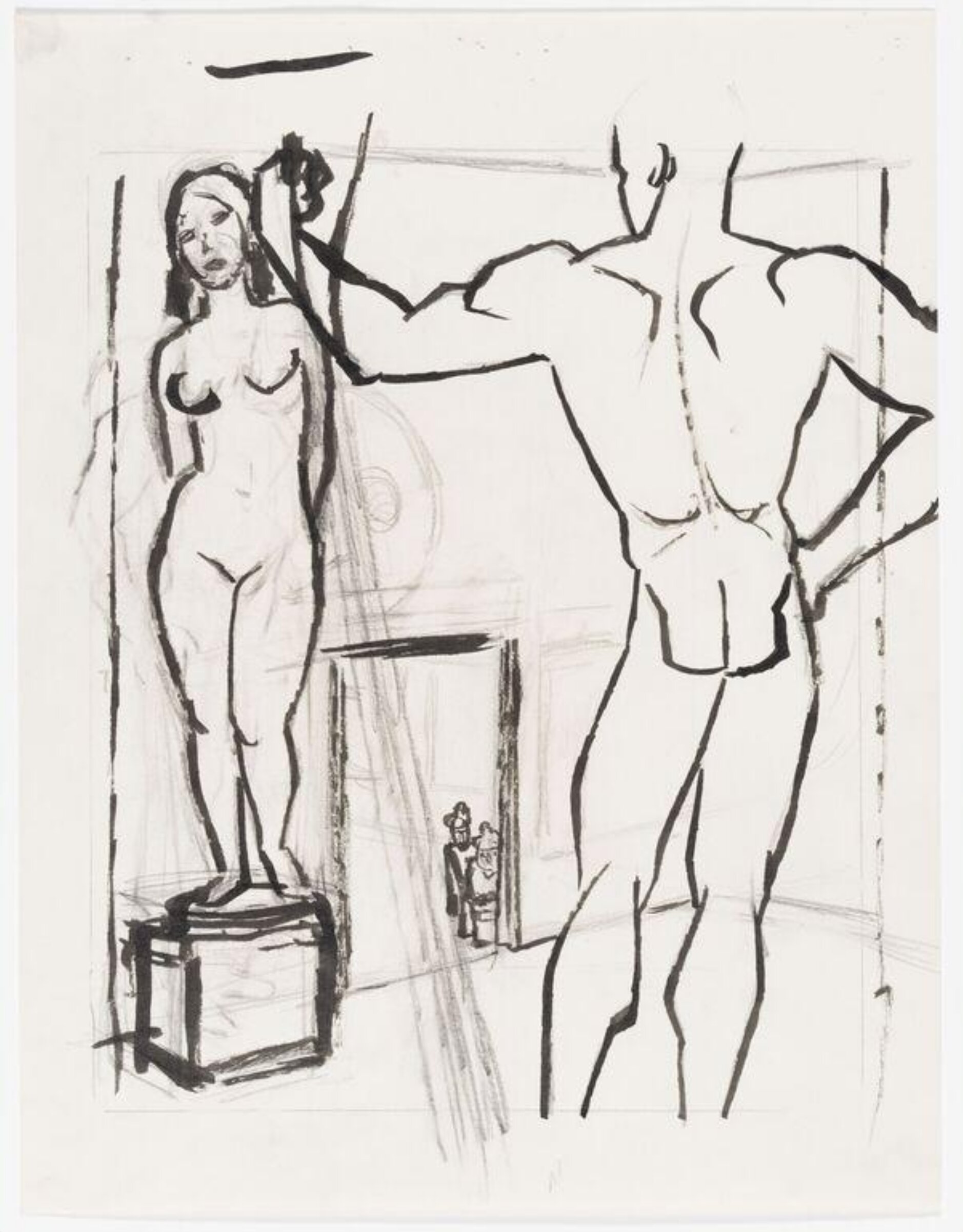 Study for `Ja, was ist denn das?', Karl Arnold, about 1935-1939