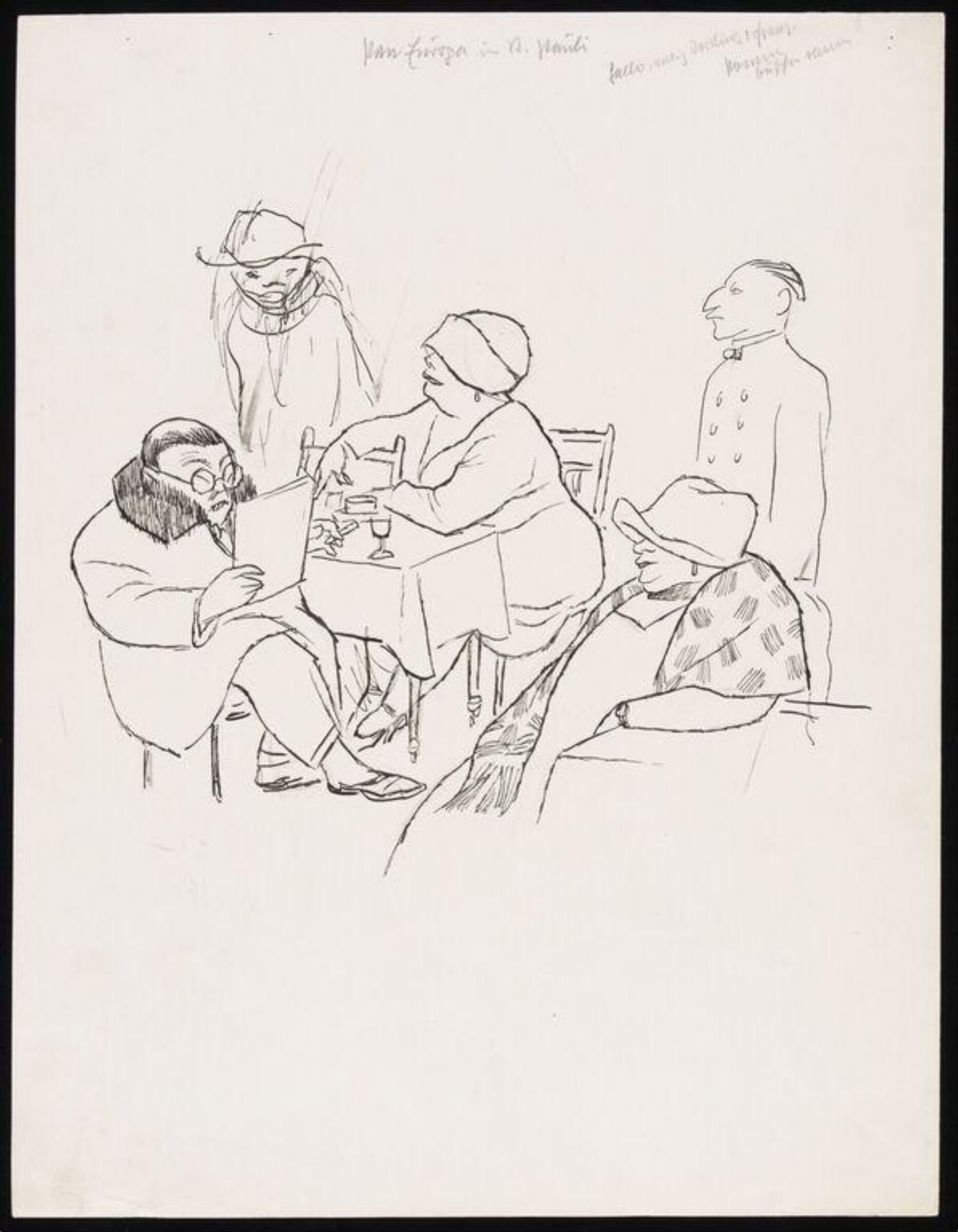 Pan Europa in St. Pauli, Karl Arnold, 1926