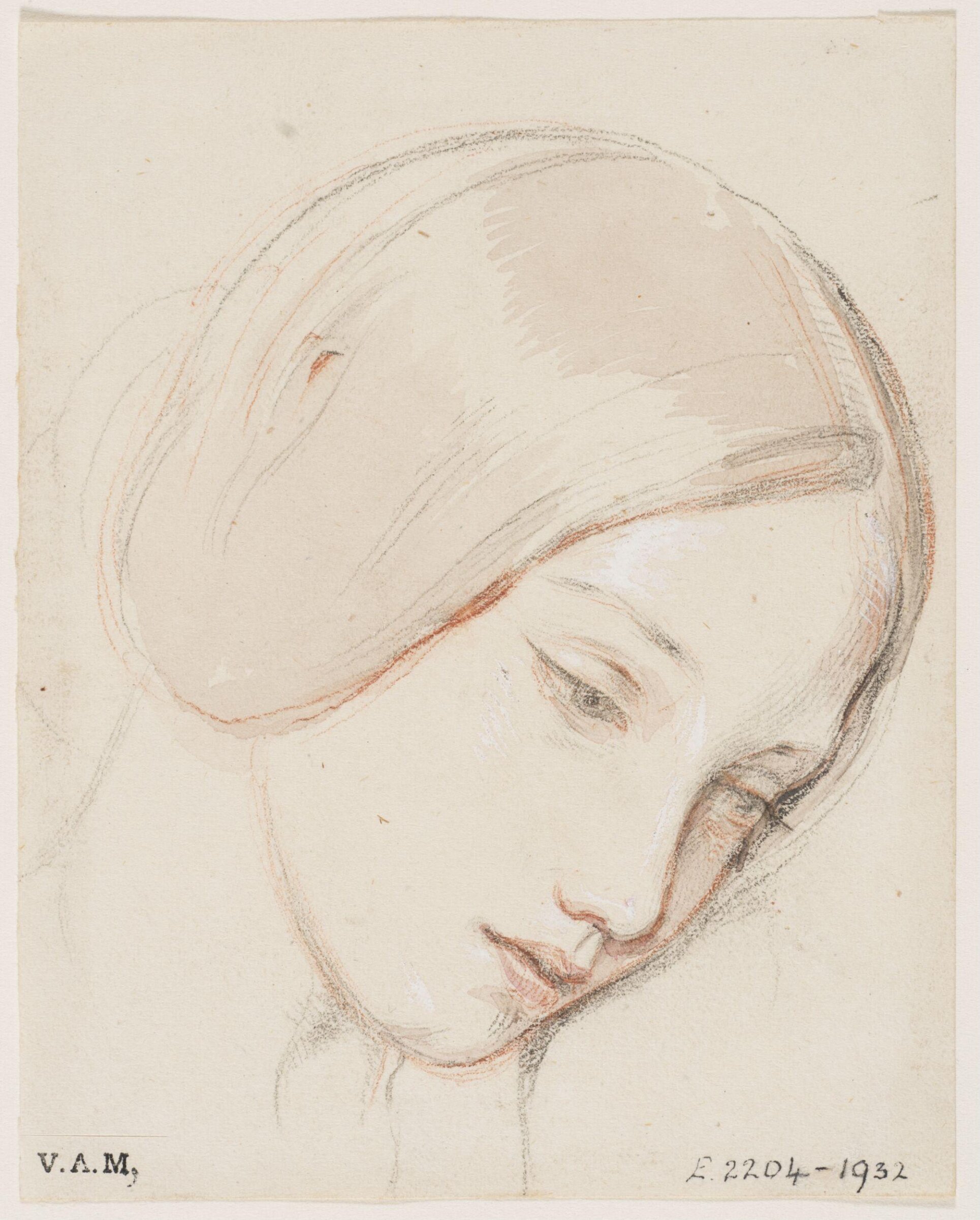 Drawing, Richard Redgrave, mid-19th century