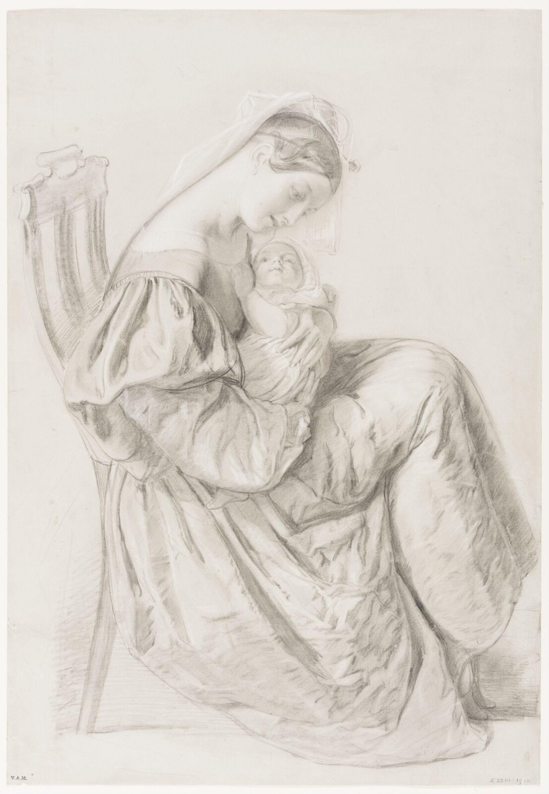 Drawing, Richard Redgrave, mid-19th century