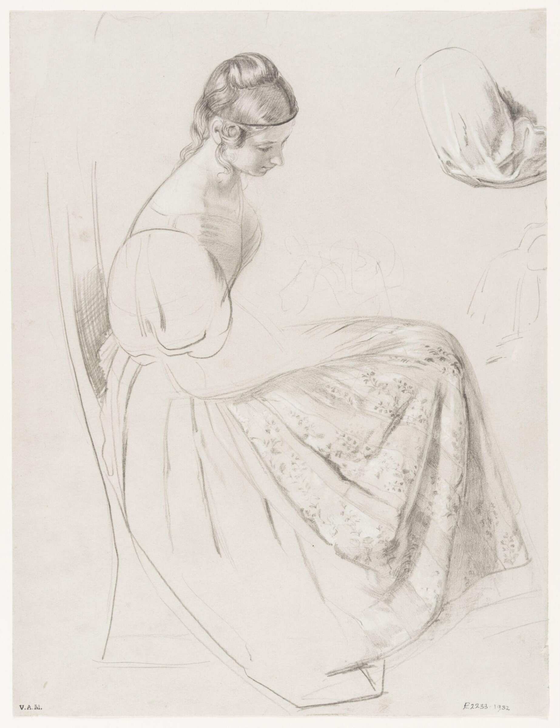 Drawing, Richard Redgrave, mid-19th century