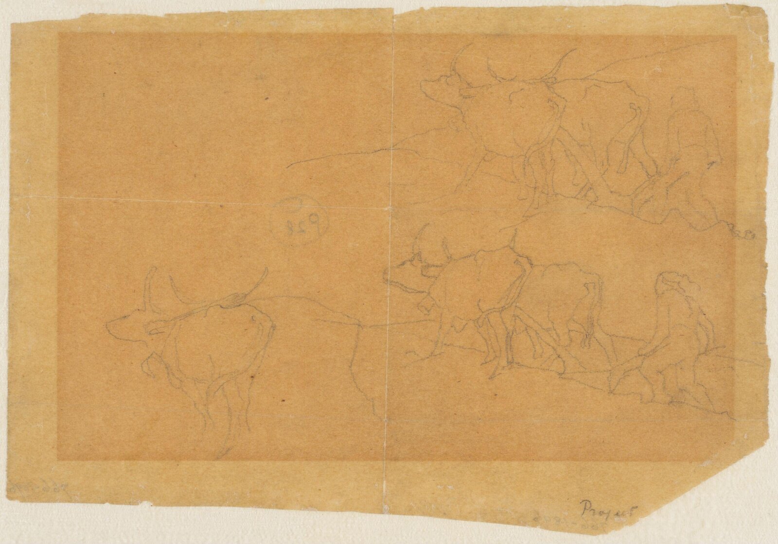 Drawing, Frederic Lord Leighton, Mid-19th century