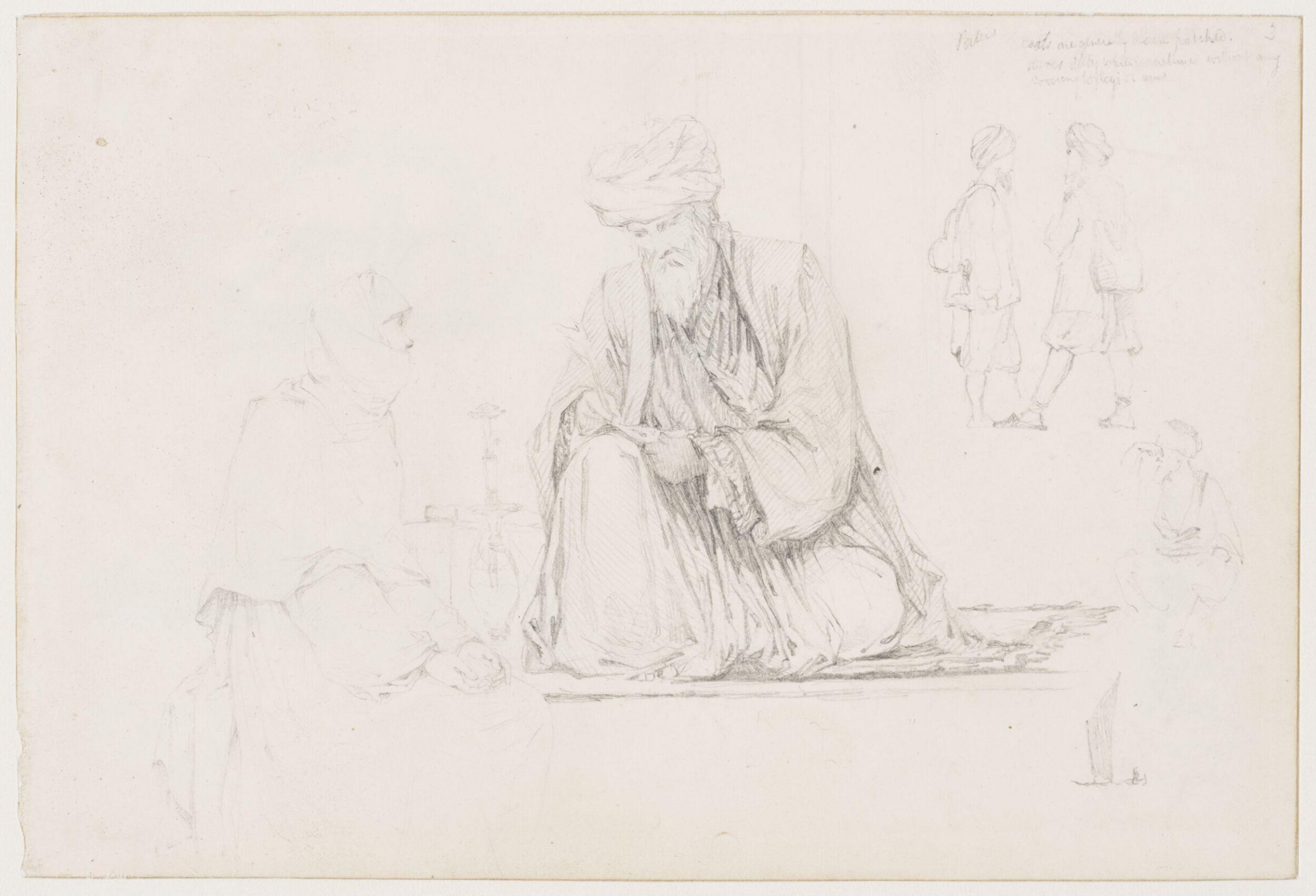 Middle Eastern Sketchbook, Richard Dadd, 1842-1843