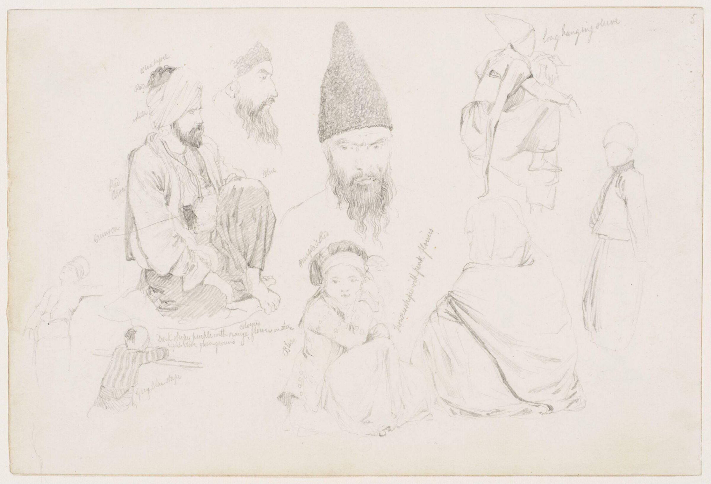 Middle Eastern Sketchbook, Richard Dadd, 1842-1843