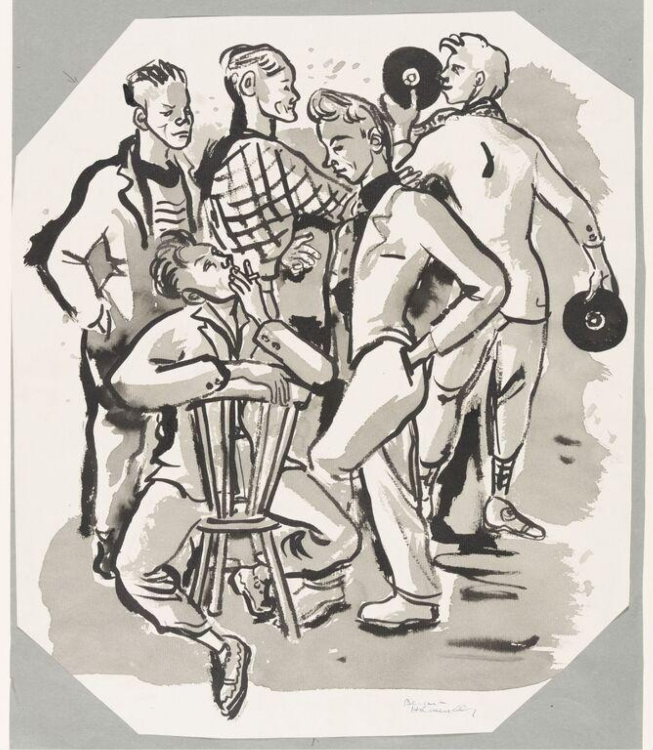Youth Club Series, Margarethe Hammerschlag, ca.1955