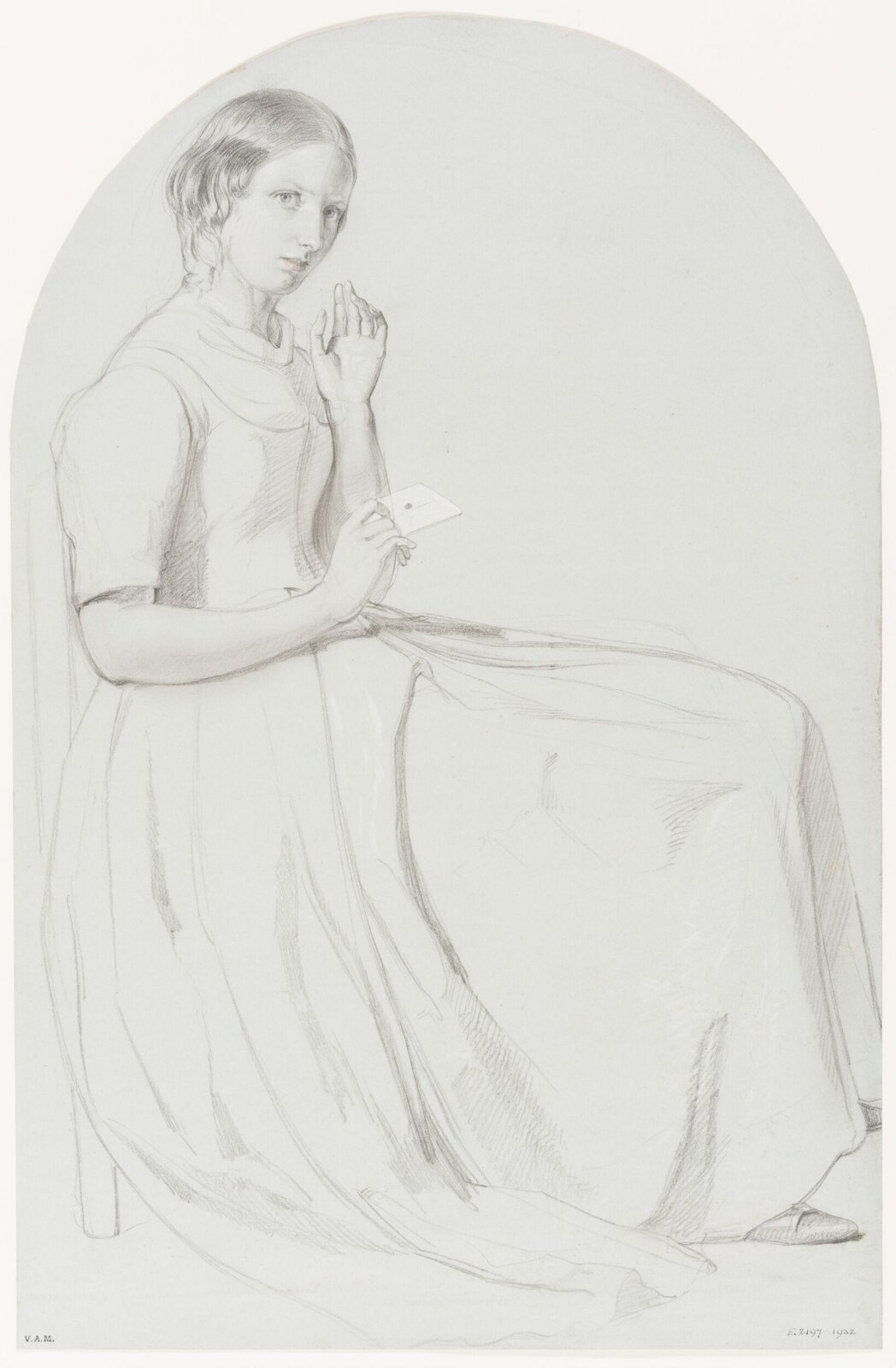Drawing, Richard Redgrave, mid-19th century