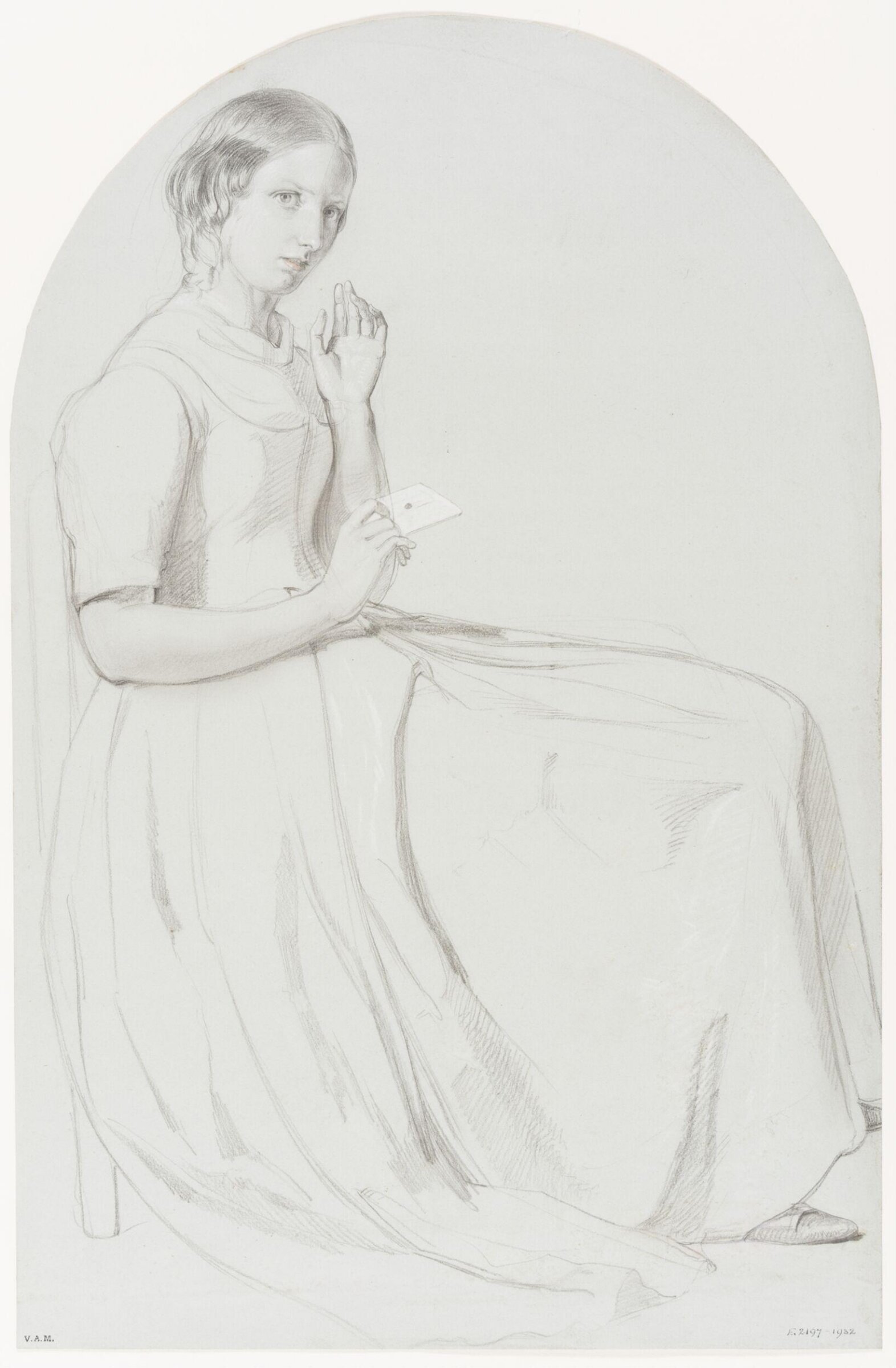 Drawing, Richard Redgrave, mid-19th century