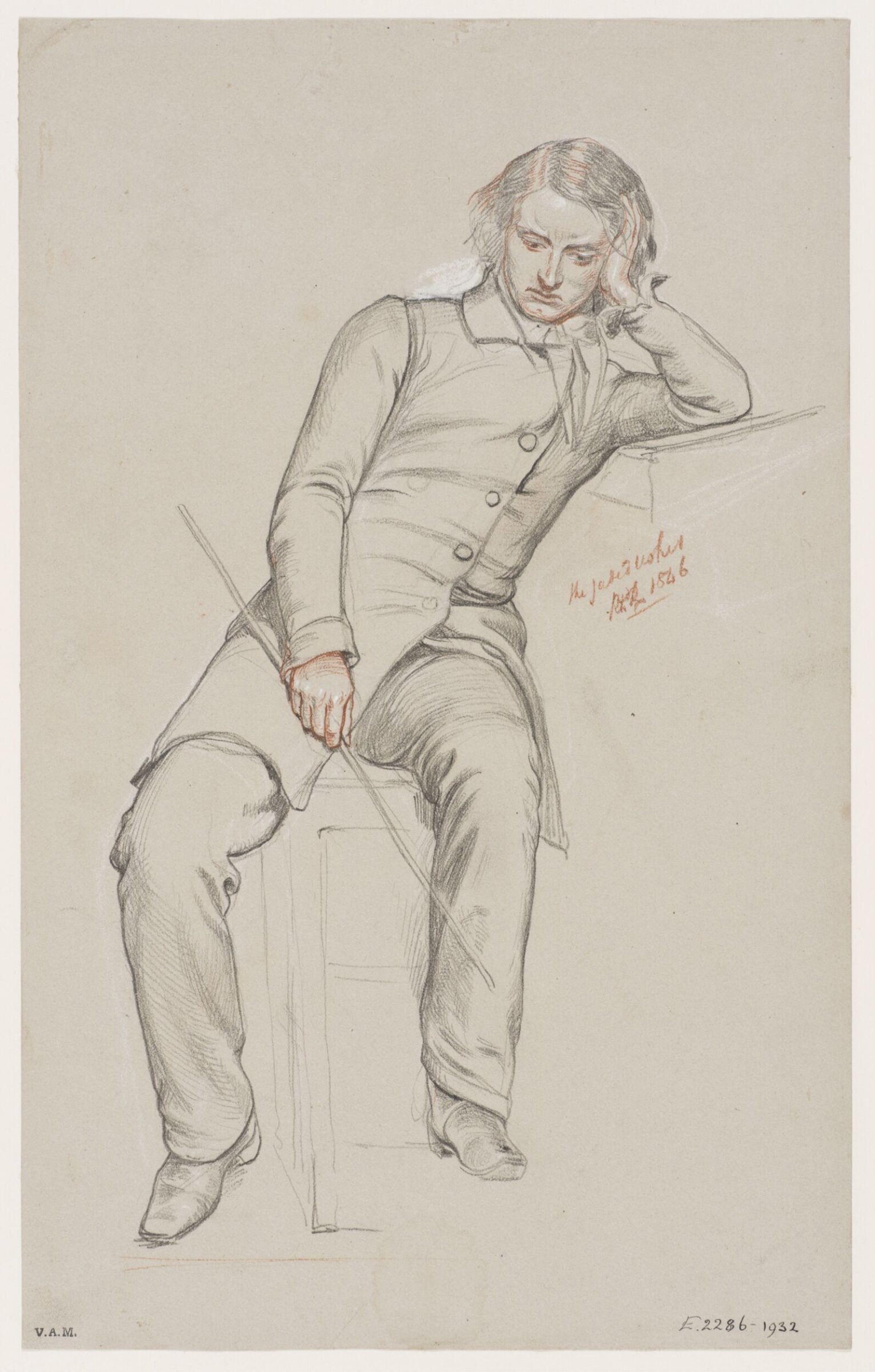 Drawing, Richard Redgrave, mid-19th century