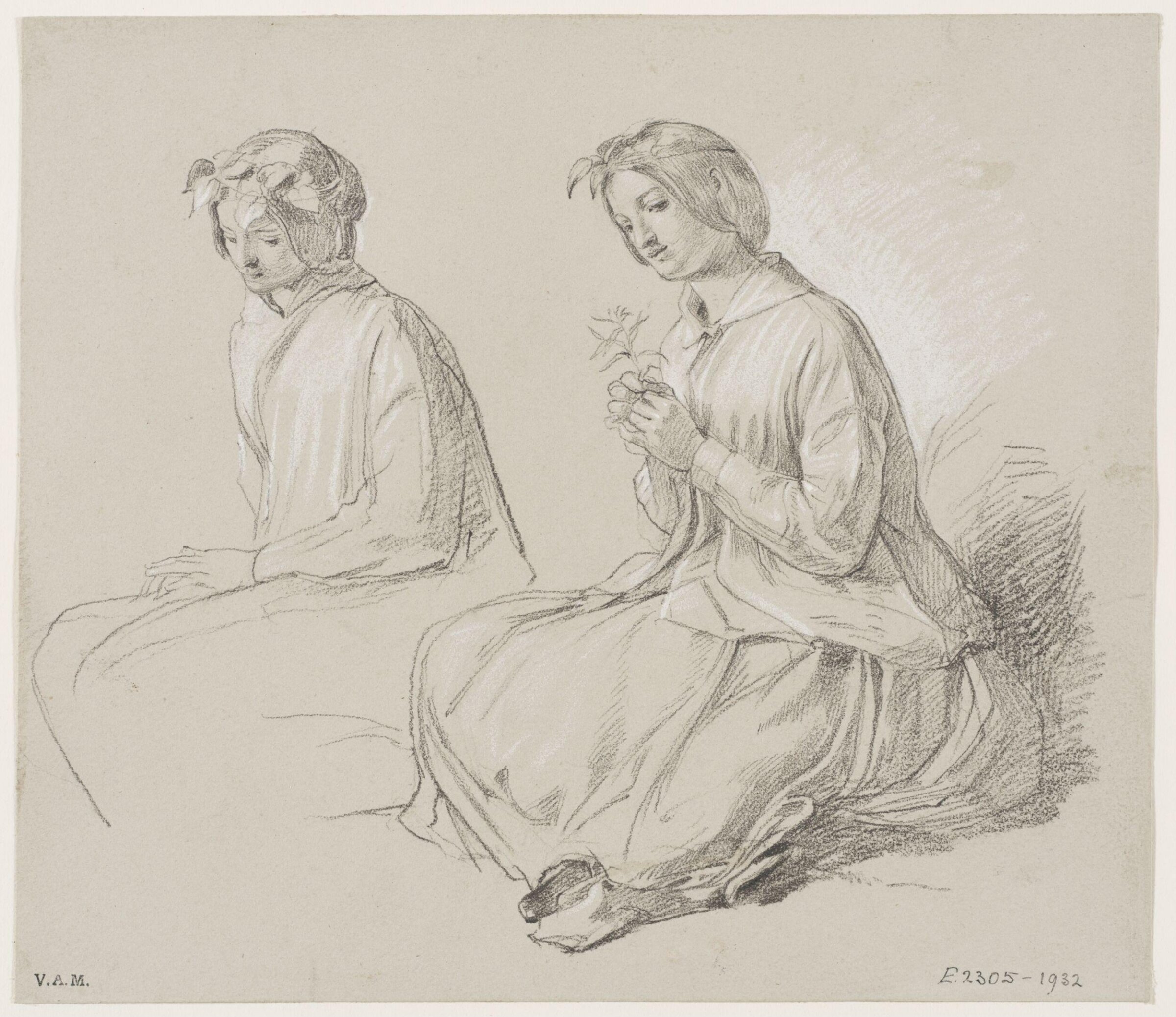 Drawing, Richard Redgrave, mid-19th century