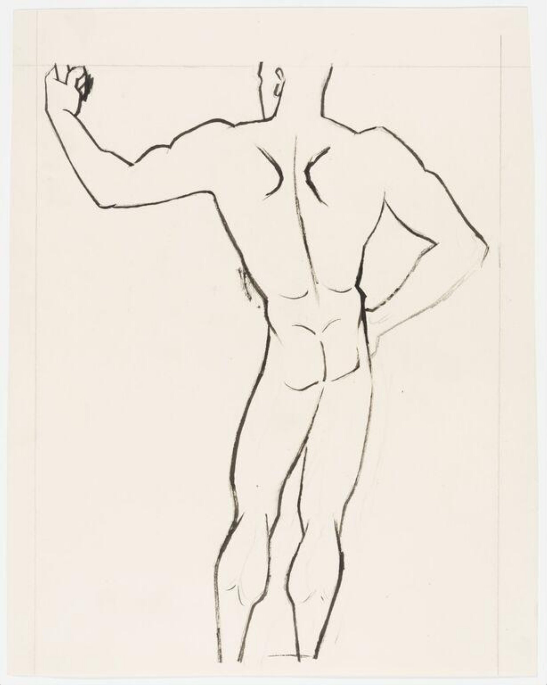 Preliminary drawing for a satirical cartoon `Ja was ist denn das?', Karl Arnold, About 1935-1939