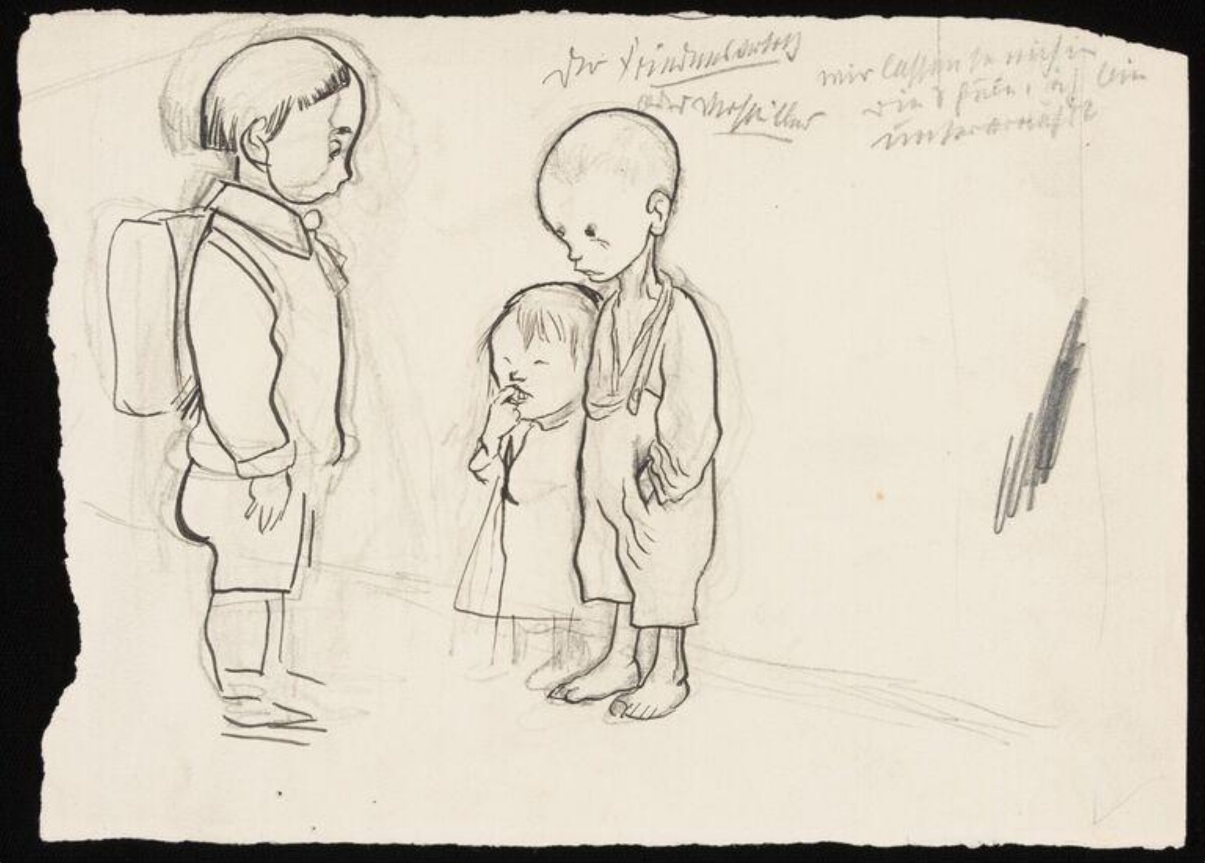 Versailles "Mich lassen sie jetzt nicht mehr in die Schule, ich bin auch unterernährt.", Karl Arnold, 1923