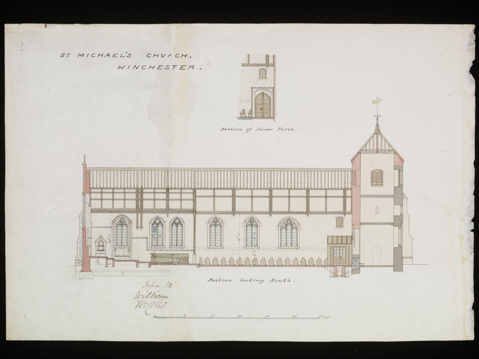 Drawing, William Butterfield
