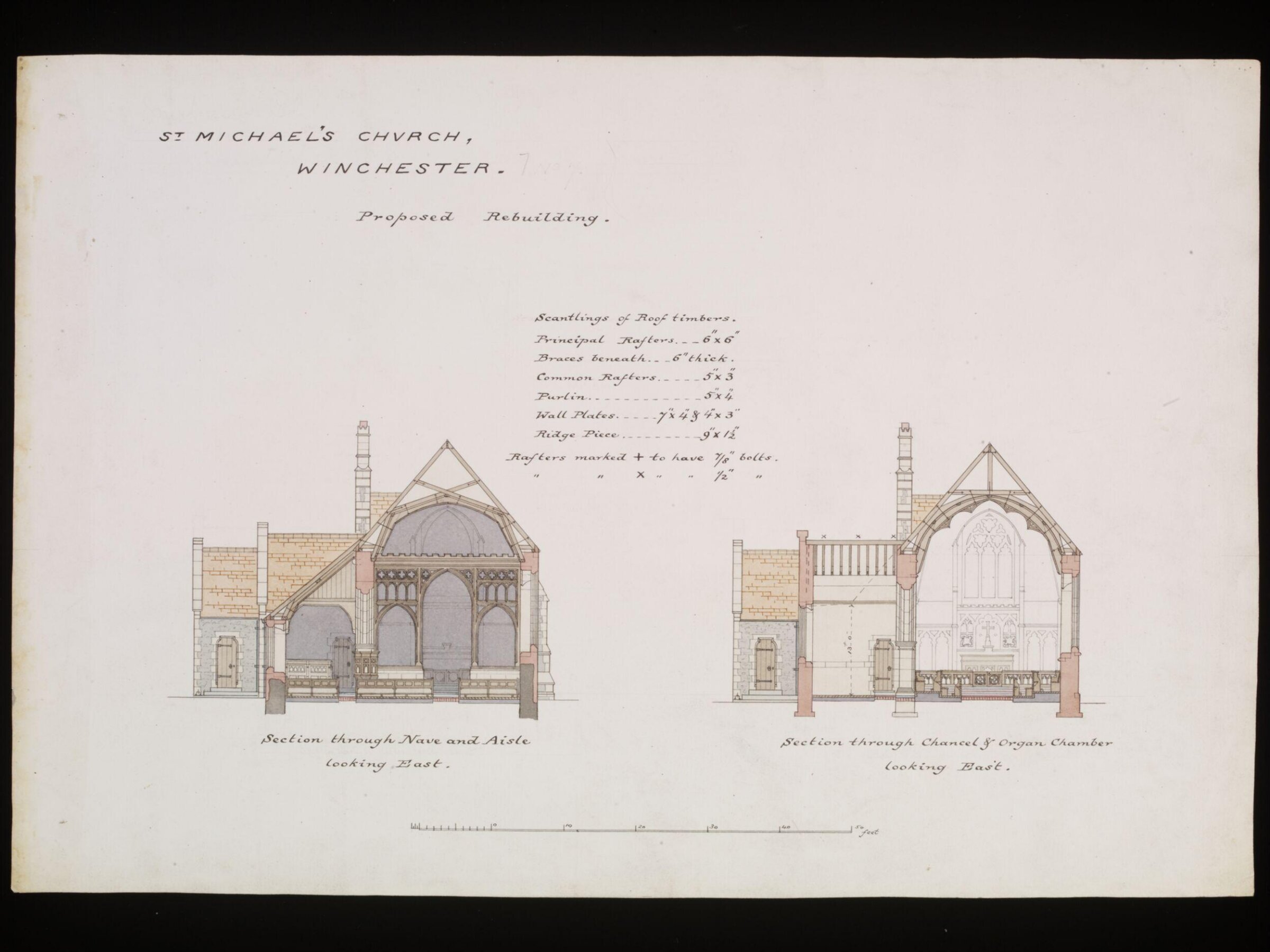 Drawing, William Butterfield
