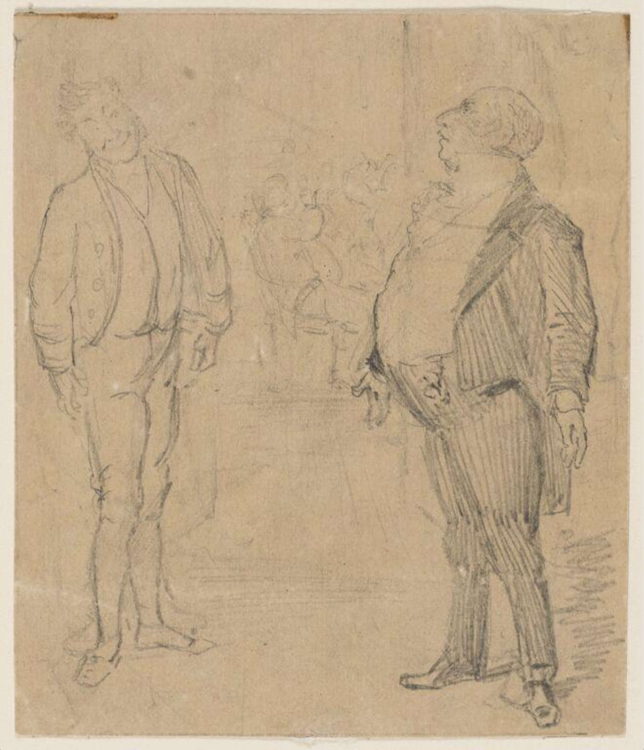 Drawing, William Makepeace Thackeray, 19th century
