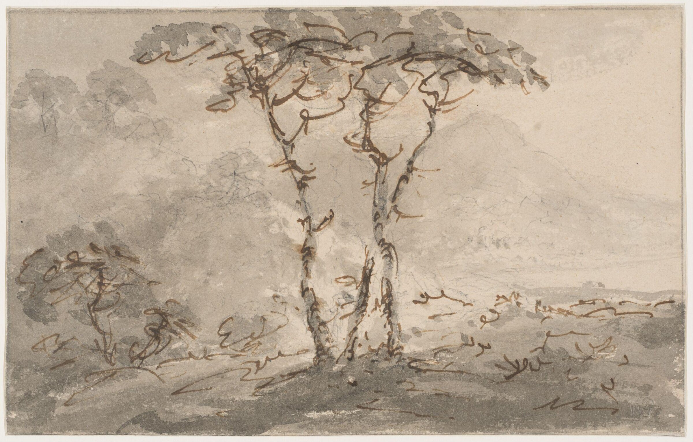 Drawing, William Gilpin, 18th century