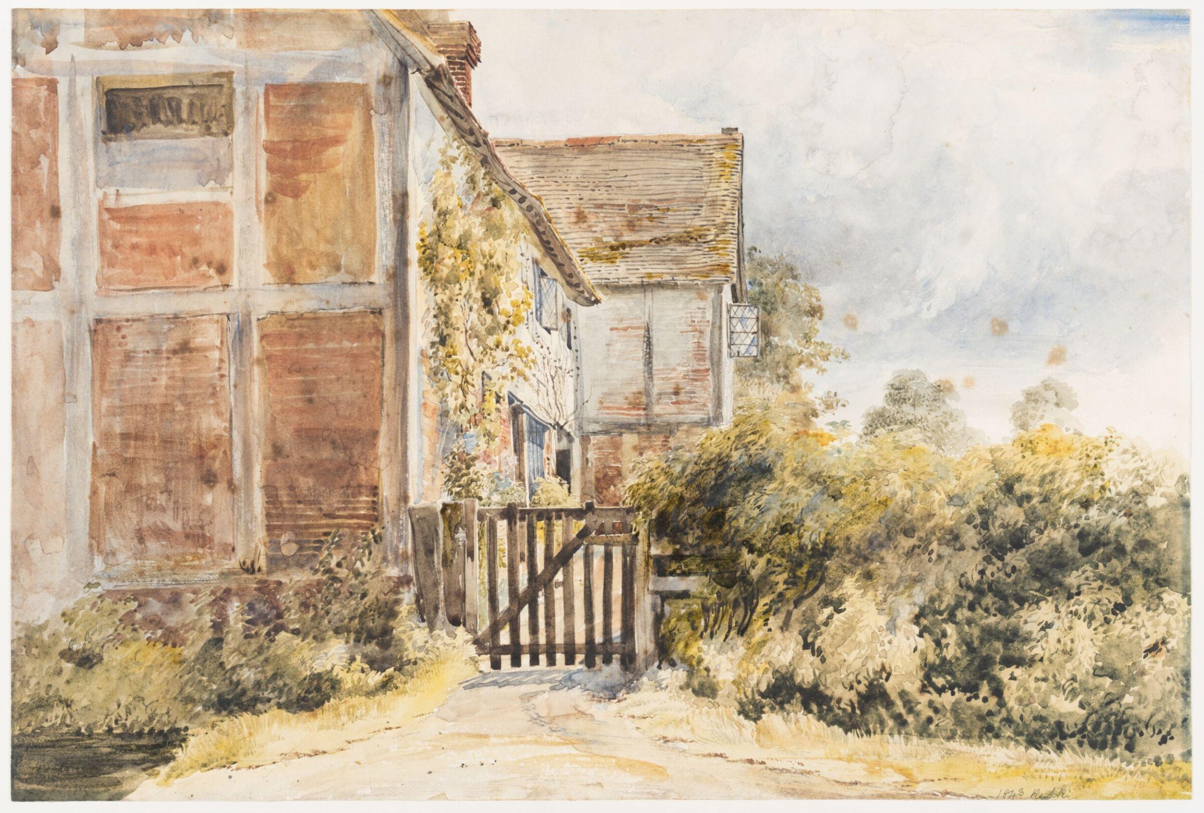 Cottage at Tring, Richard Redgrave, 1843