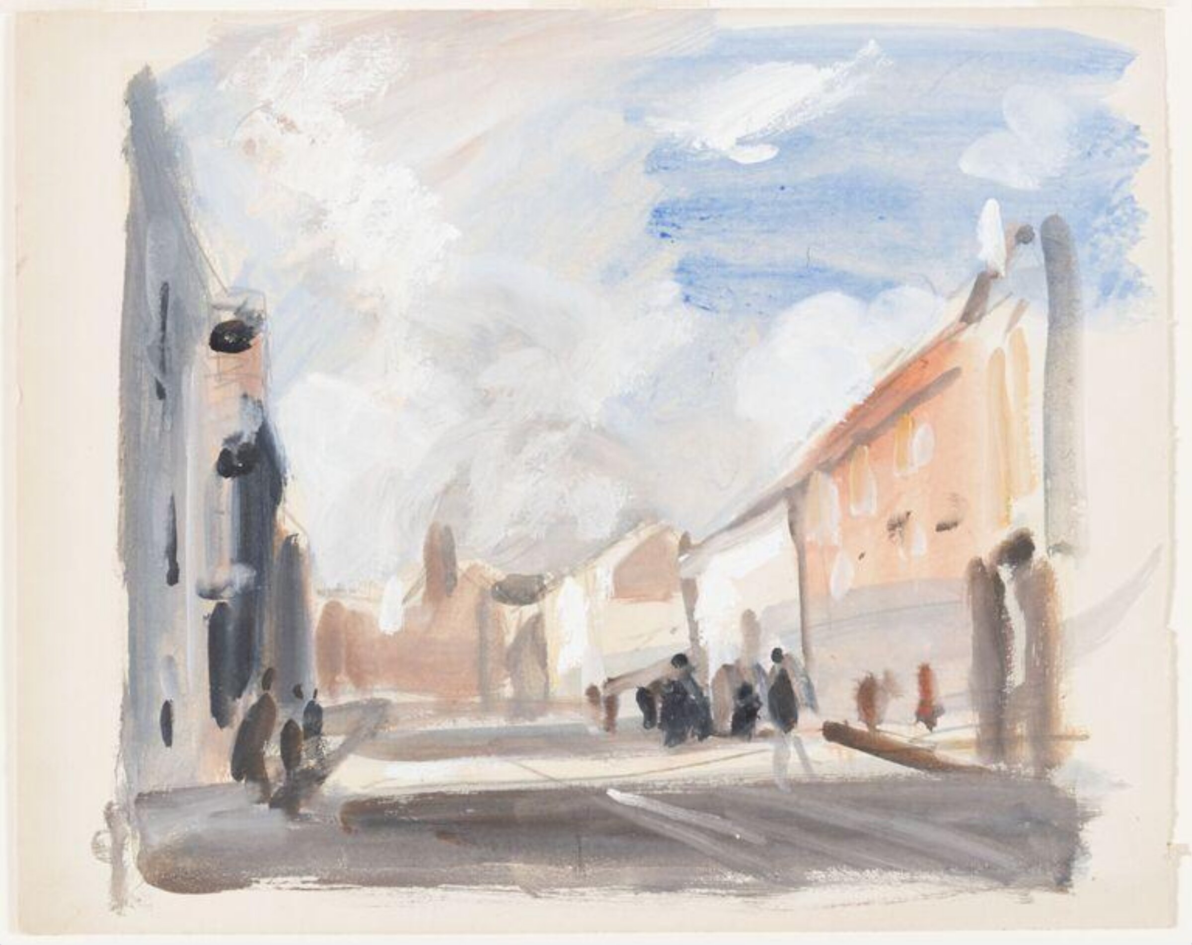 Street Scene, Robert Graham Dryden Alexander, ca. 1900-1945