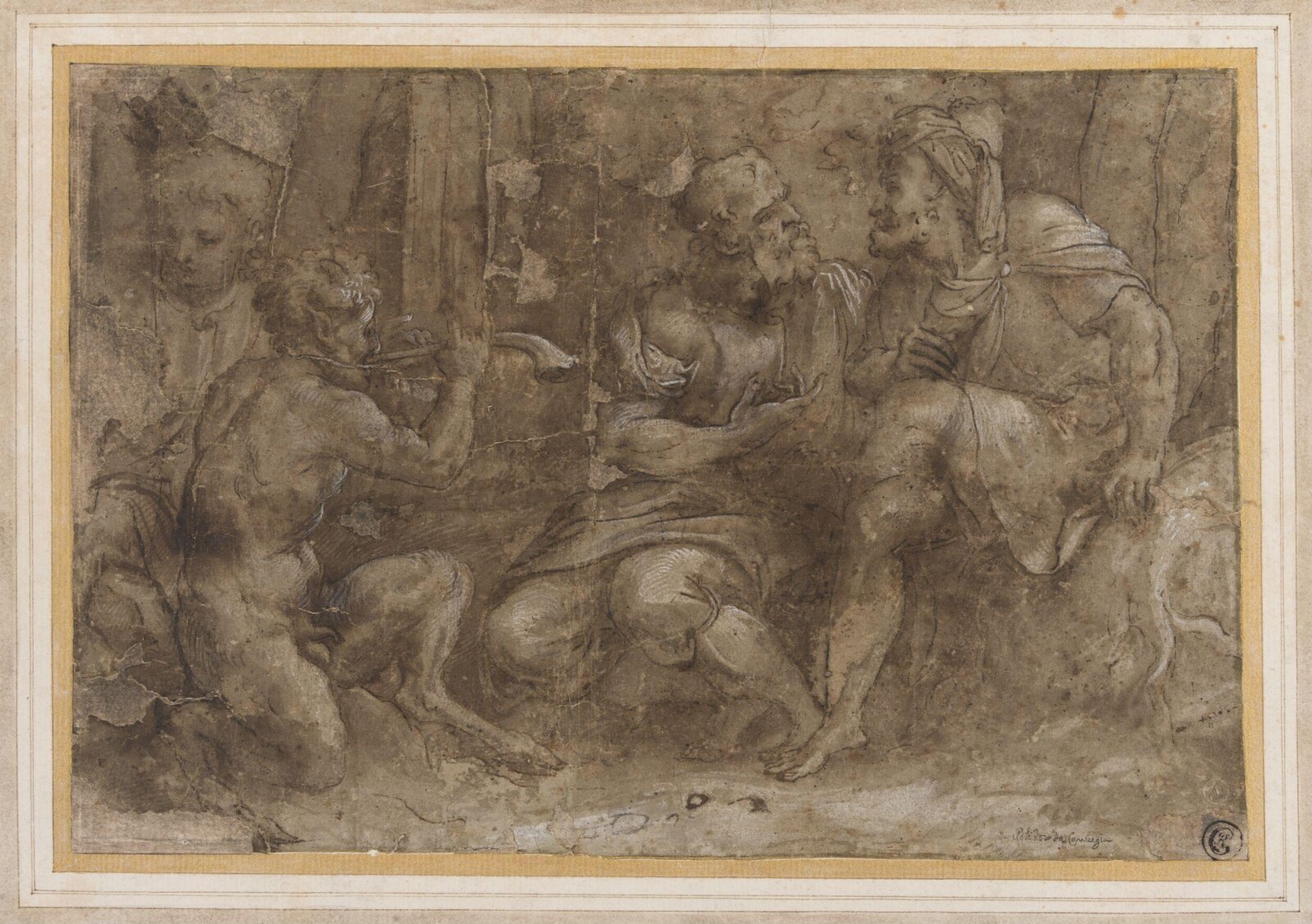 Faun Playing a Pipe, 16th century