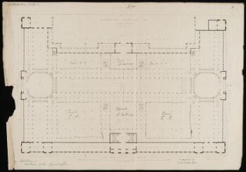 1862 International Exhibition, South Kensington, Ground plan, ca. 1861