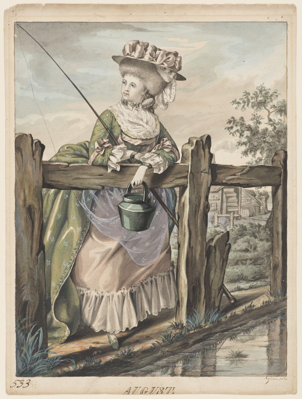 August, Robert Dighton, c.1785