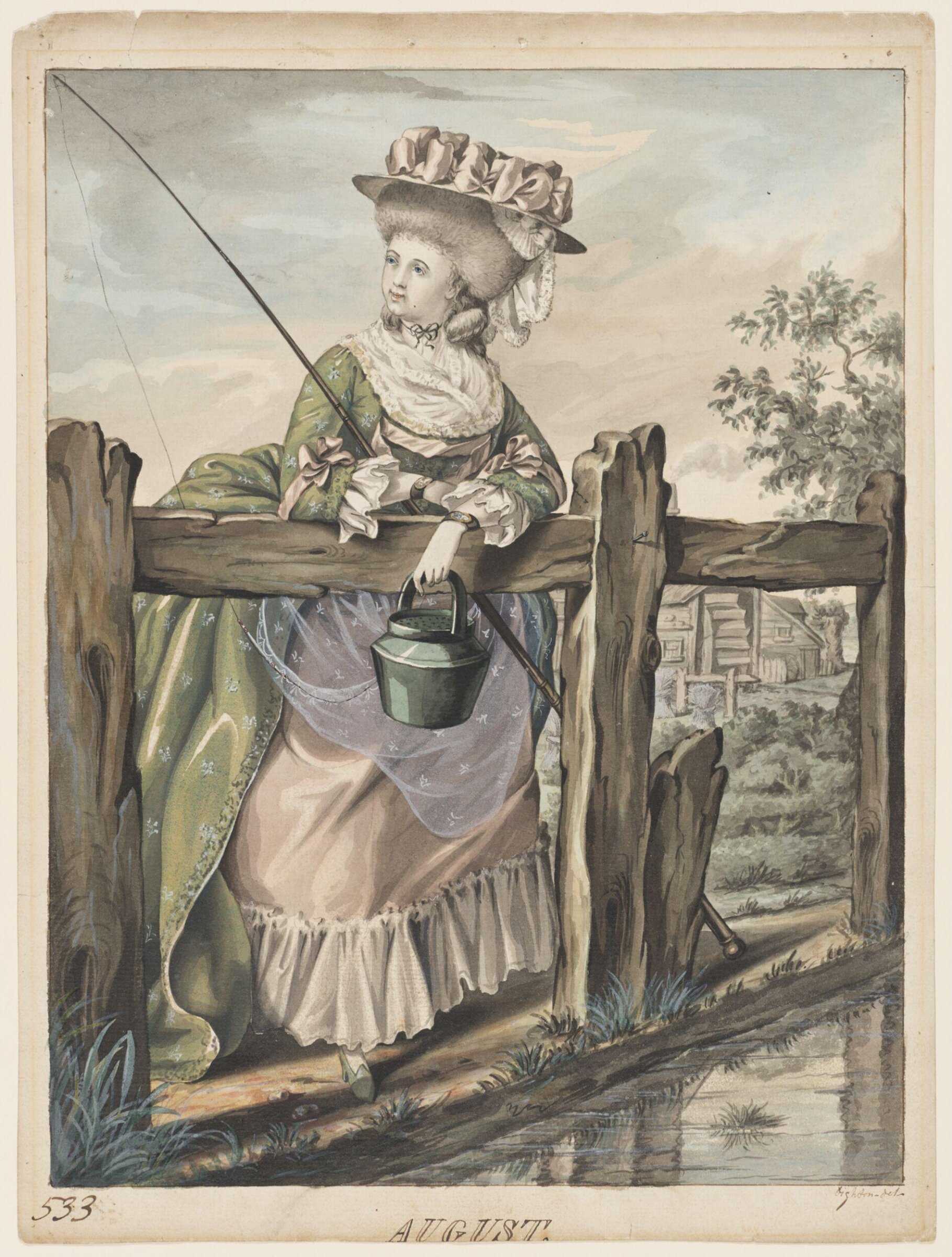 August, Robert Dighton, c.1785