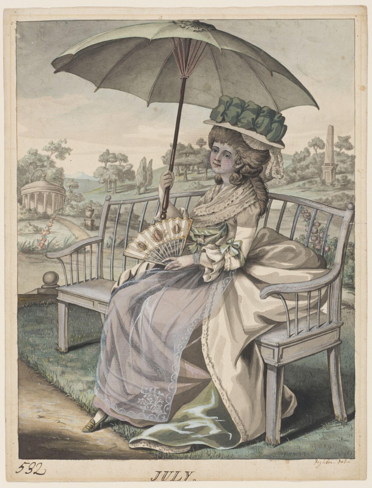 July, Robert Dighton, c.1785