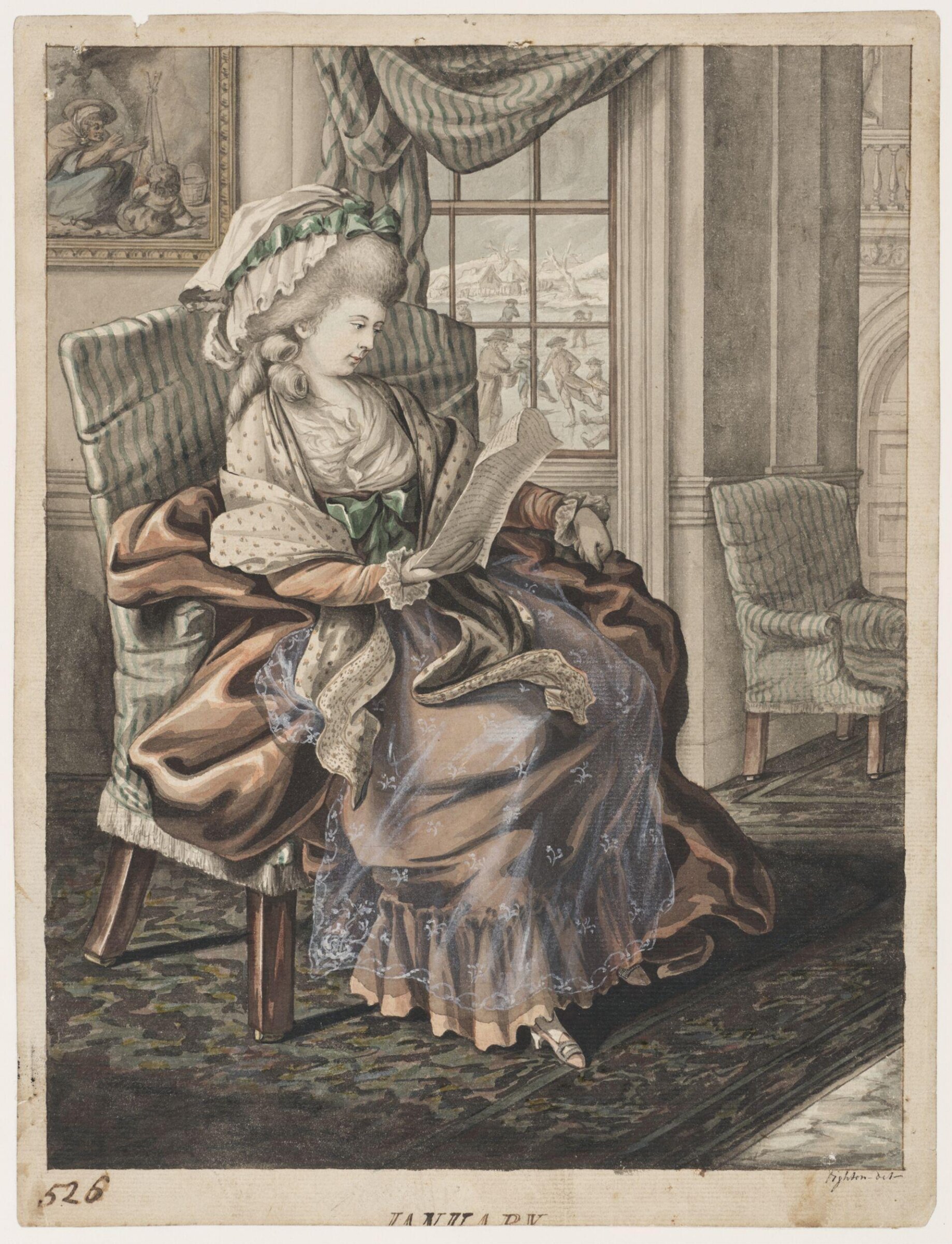 January, Robert Dighton, c.1785