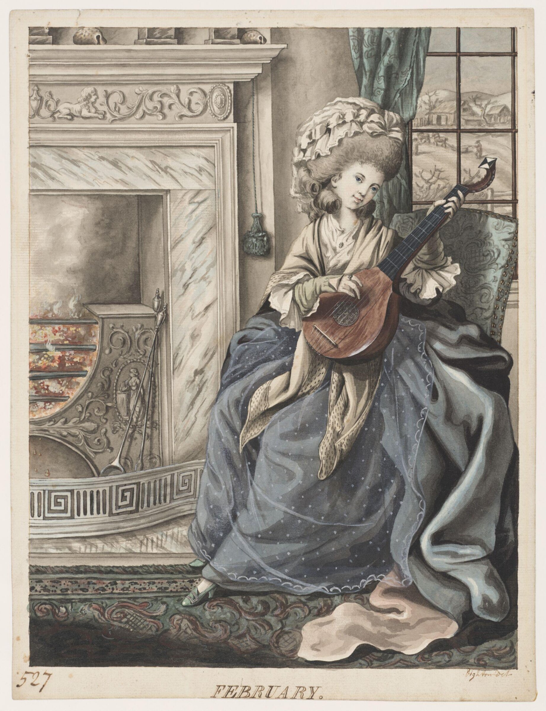 February, Robert Dighton, c.1785