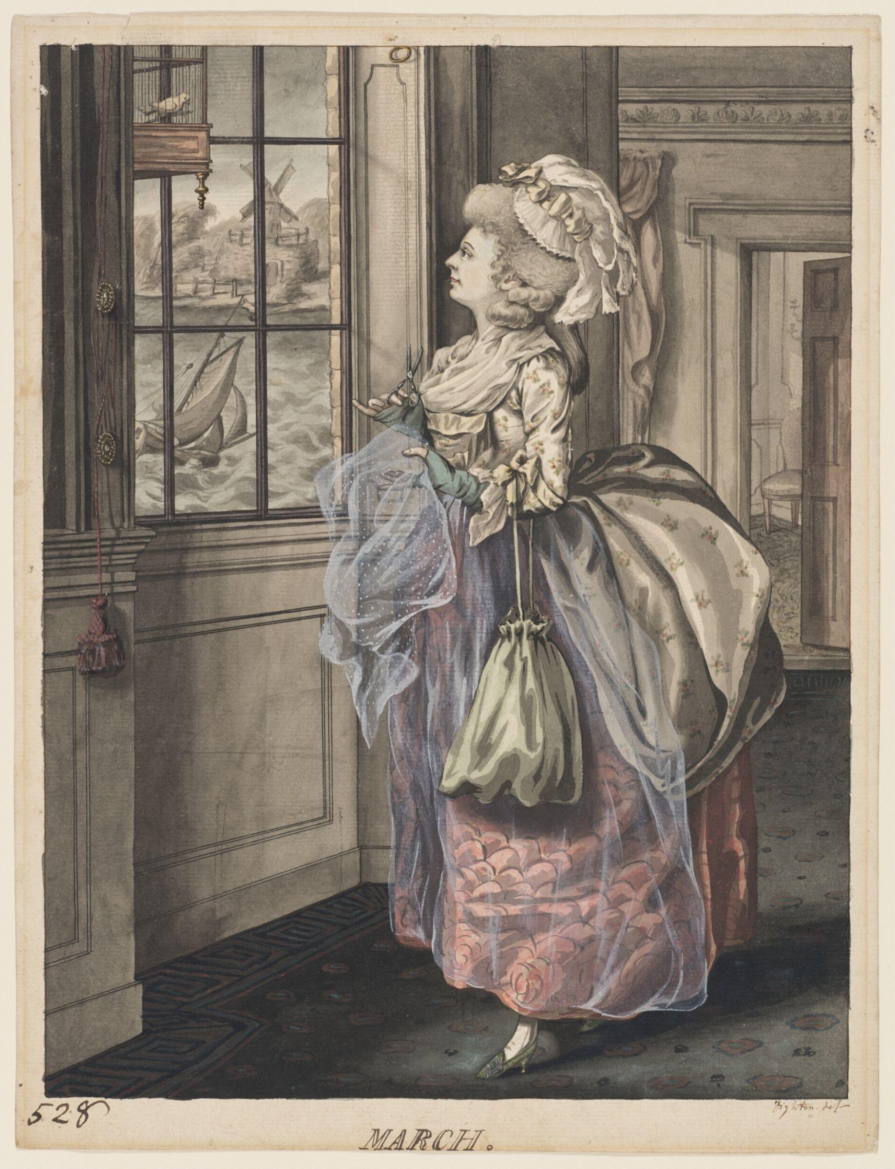 March, Robert Dighton, c.1785