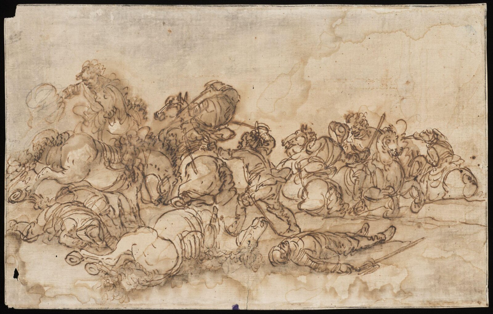 A Cavalry fight, Francesco Simonini, 1689-1753