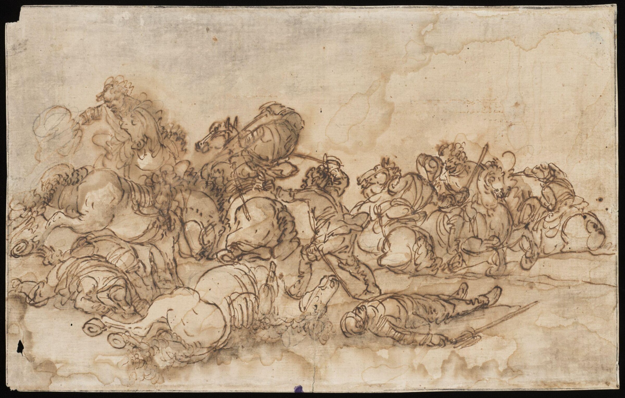 A Cavalry fight, Francesco Simonini, 1689-1753