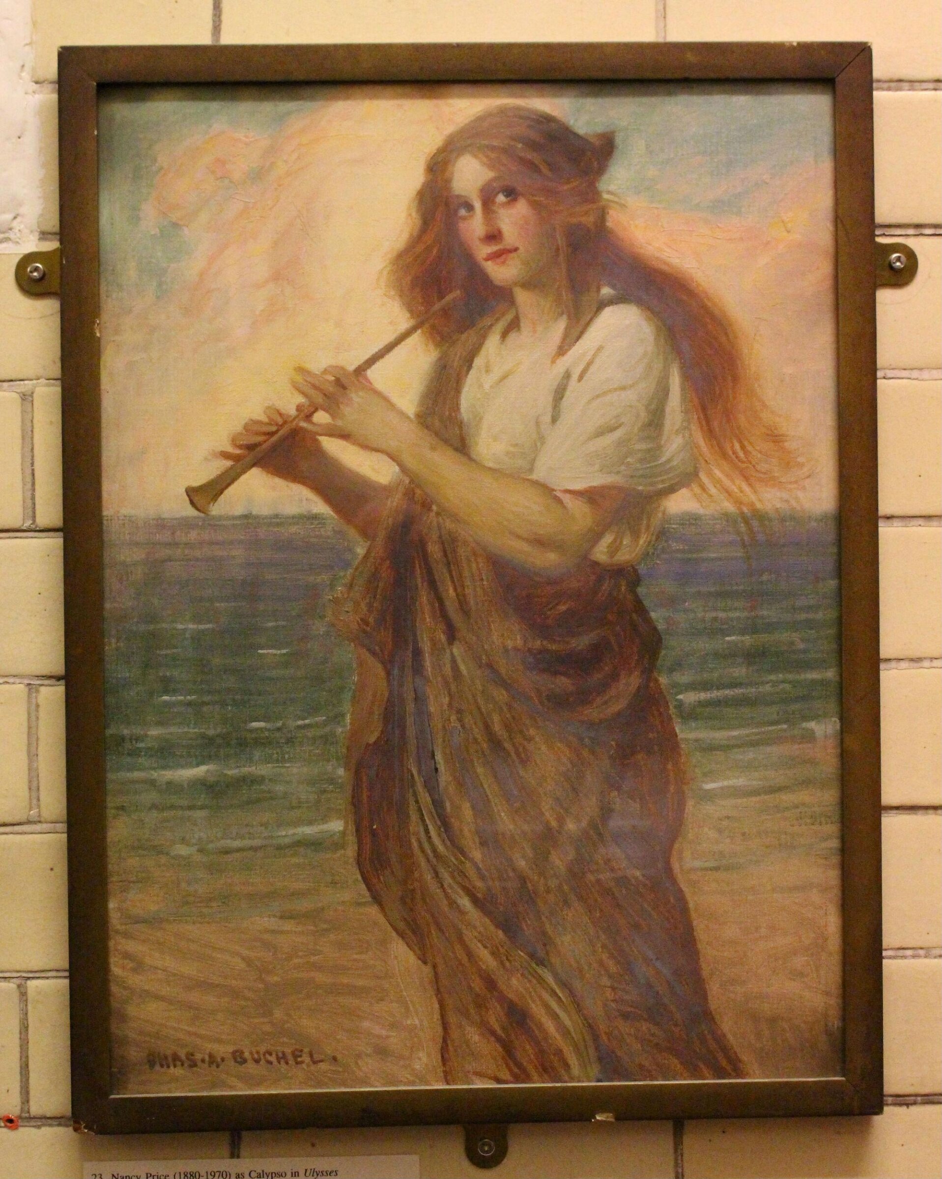 Nancy Price as Calypso in <i>Ulysses</i> by Stephen Phillips, Charles Buchel, 1902