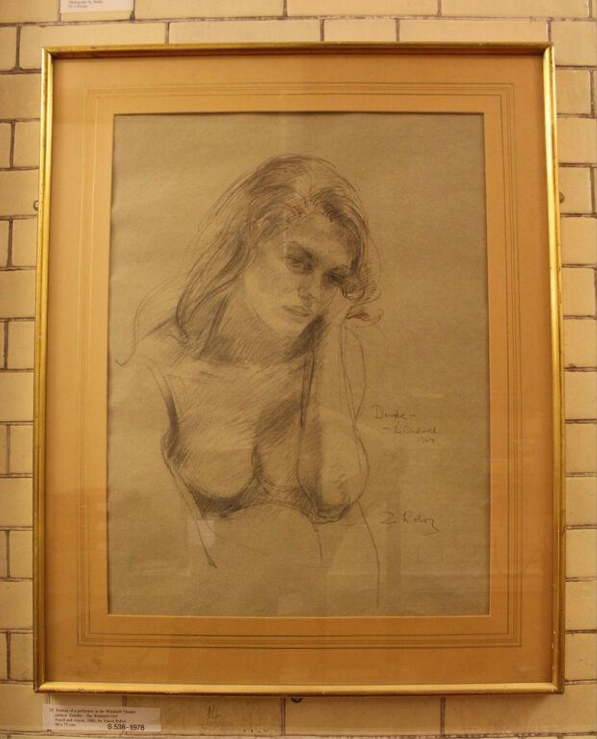 Deirdre at the Windmill Theatre, Zsuzsi Roboz, 1964