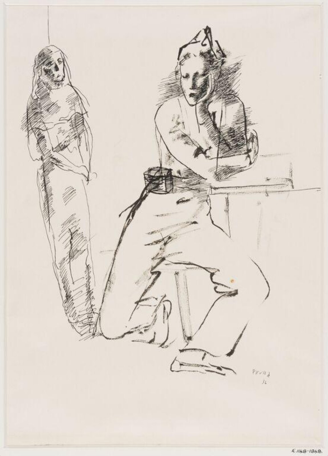 Drawing, Pruna, 1936