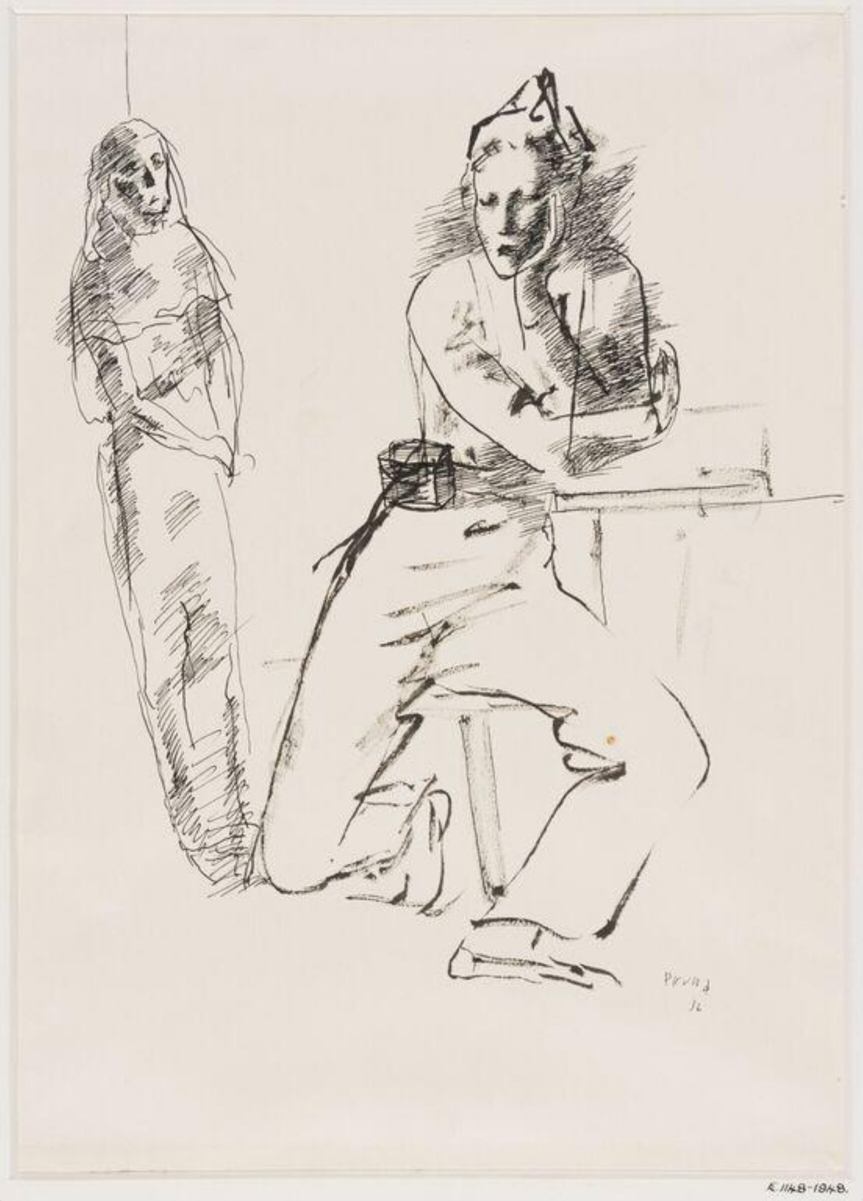 Drawing, Pruna, 1936