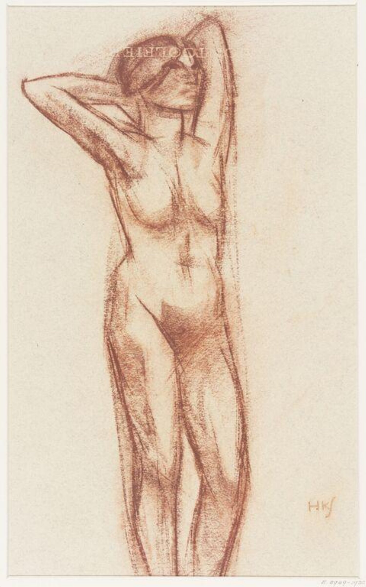 Drawing, Harald Krohg Stabell, c. 1894-1920