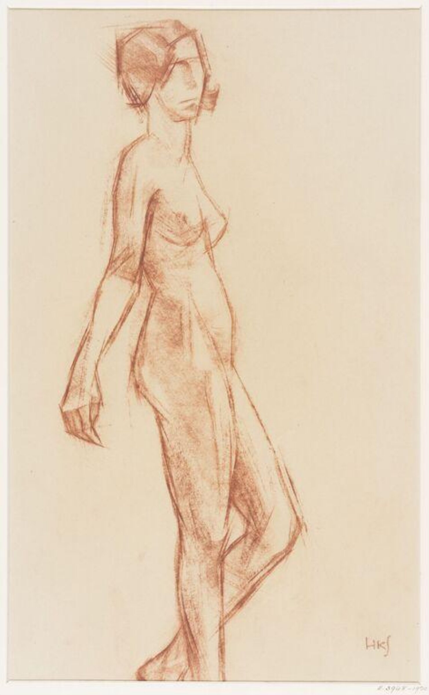 Drawing, Harald Krohg Stabell, c. 1894-1920