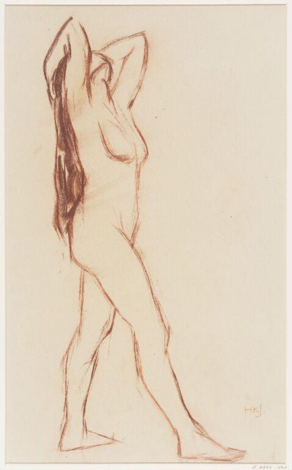 Drawing, Harald Krohg Stabell, c. 1894-1920