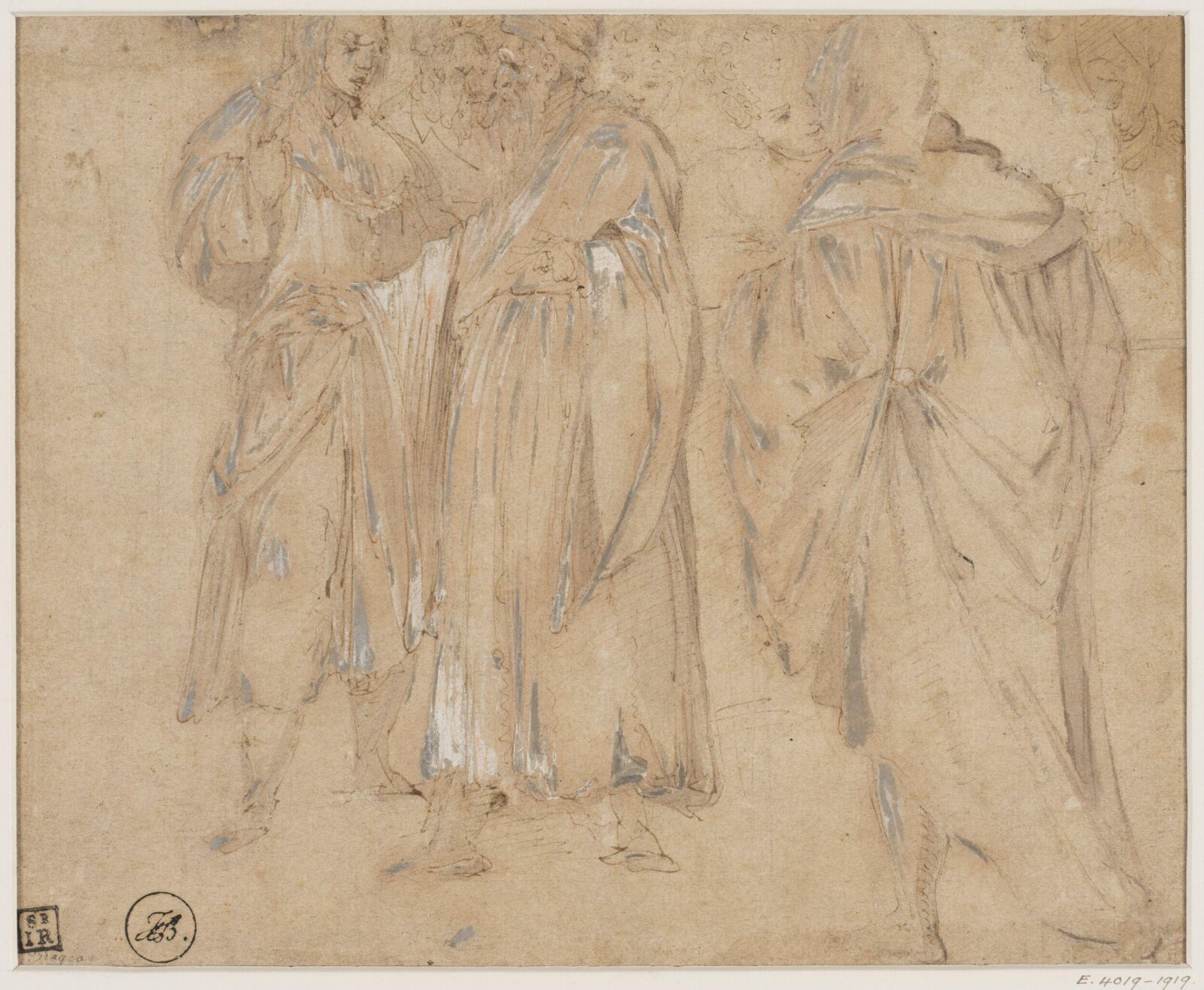 Men in long robes, Biago, mid 16th century