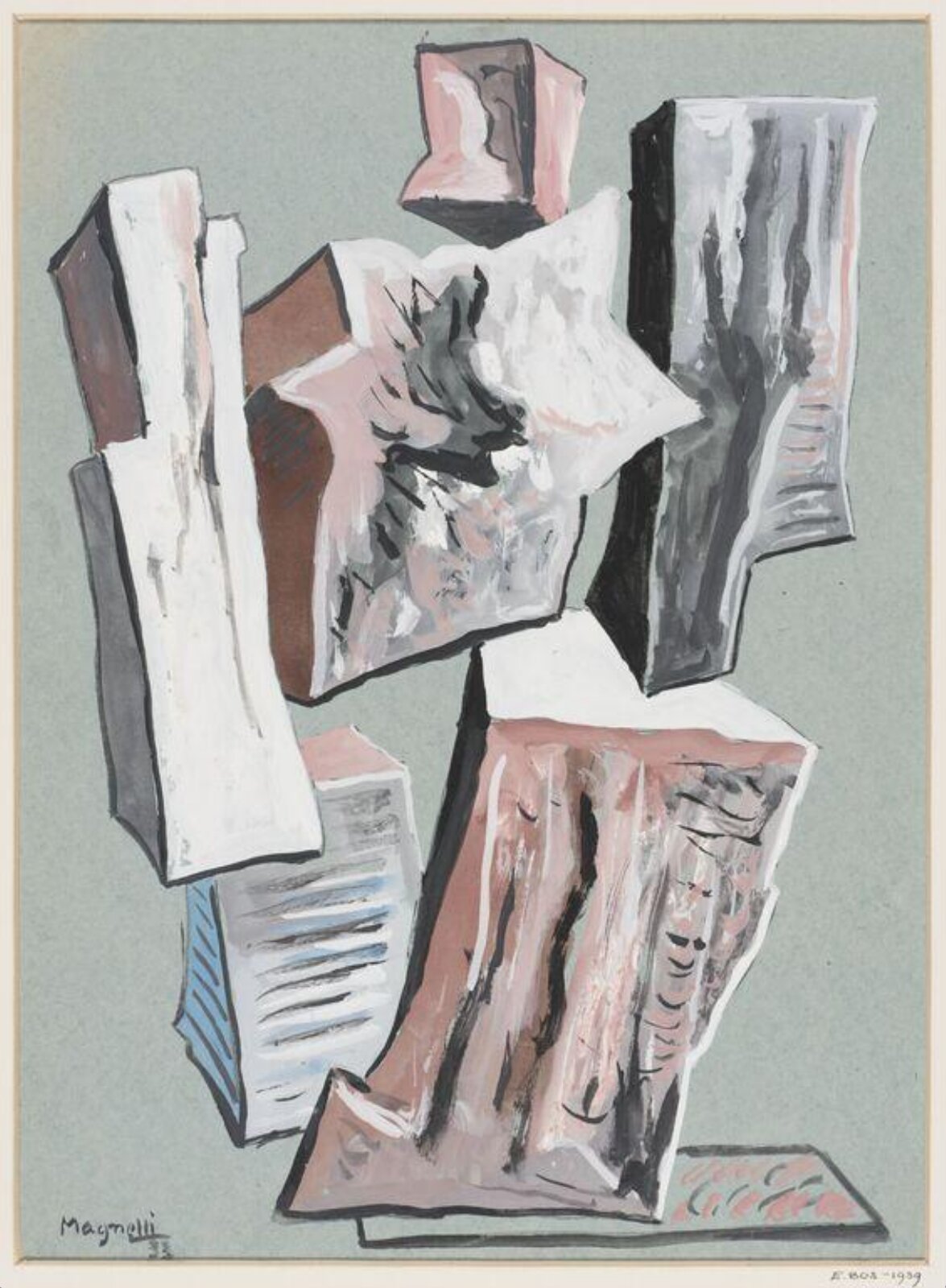 Drawing, Alberto Magnelli, 1933