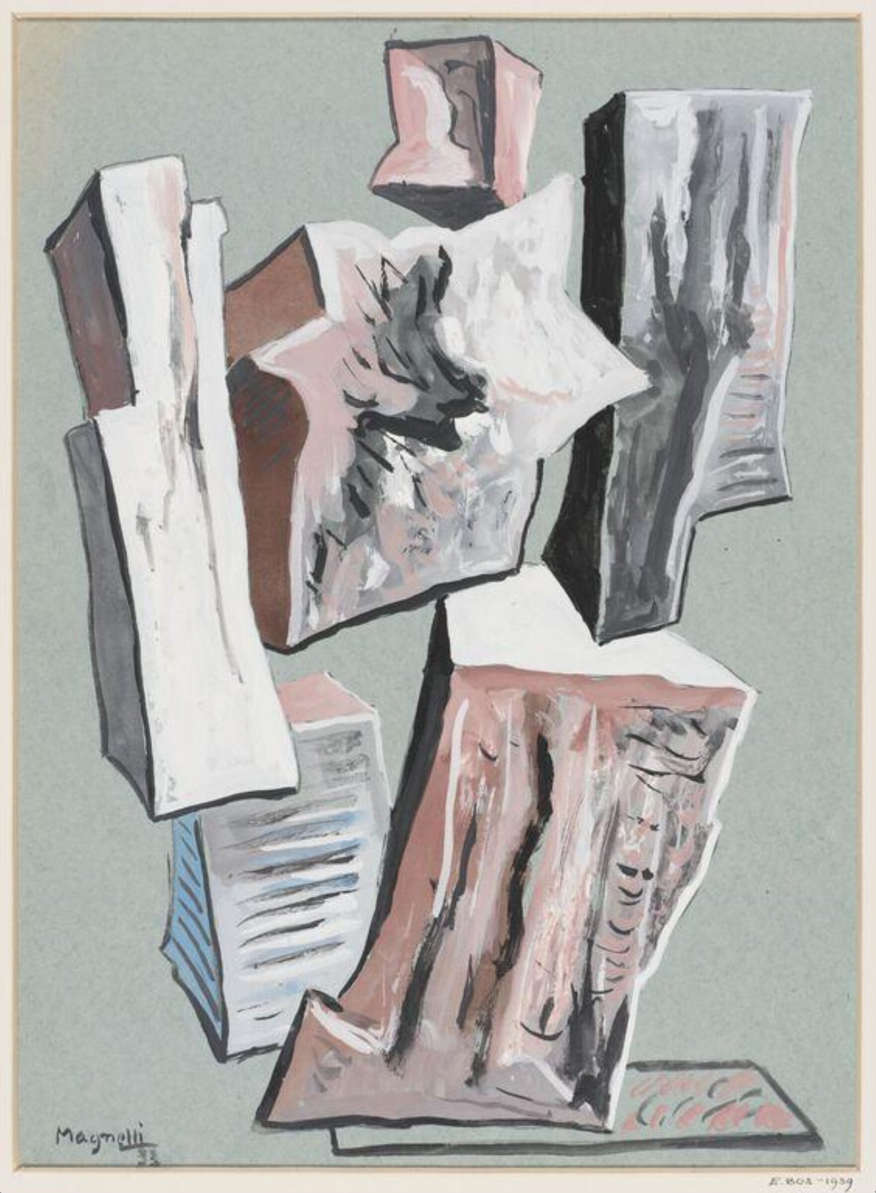 Drawing, Alberto Magnelli, 1933