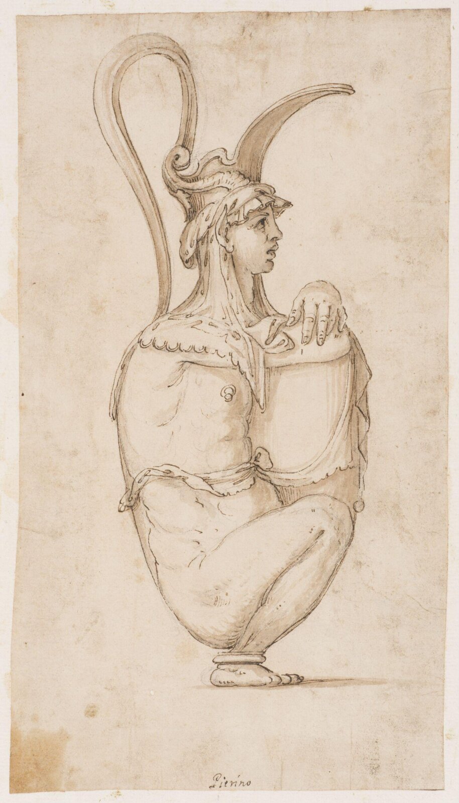 Grotesque ewer, 16th century