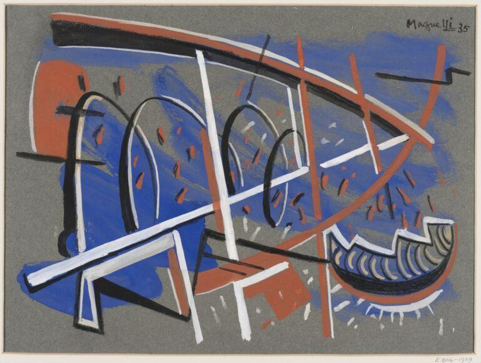 Drawing, Alberto Magnelli, 1935