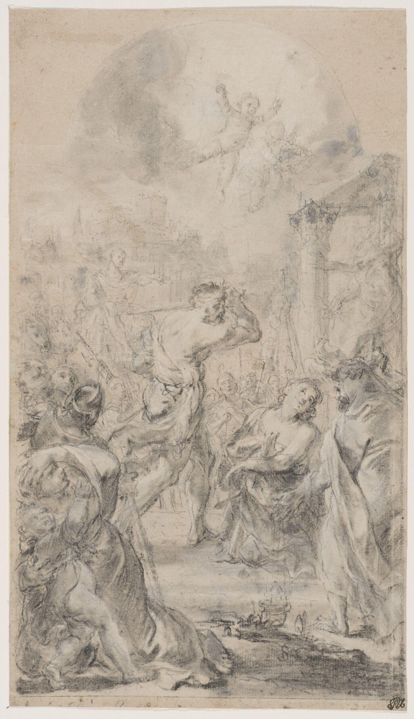 The Martyrdom of St Barbara, Aureliano Milani, 1675 - 1749