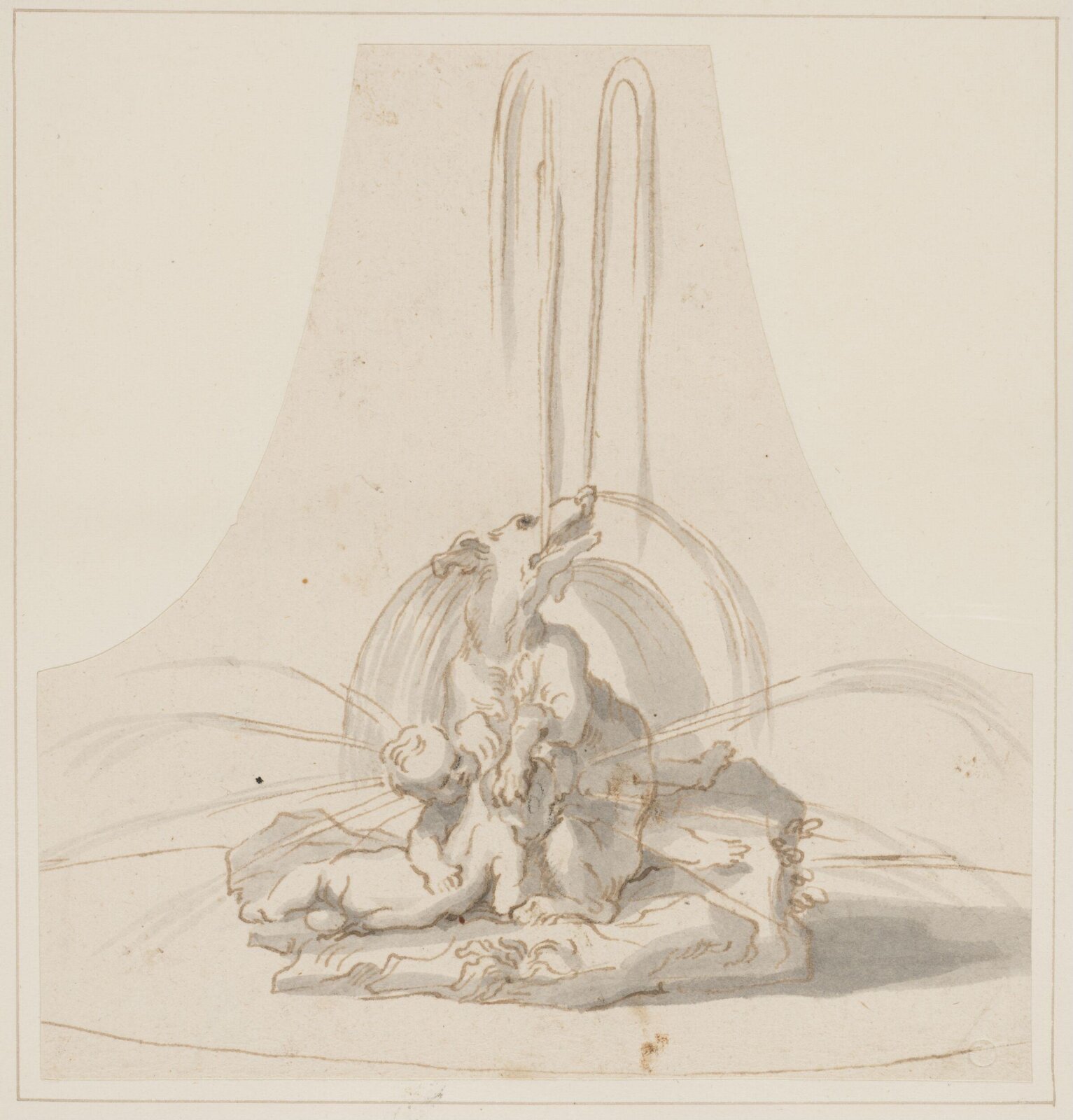 The wolf suckling Romulus and Remus, Domenico Parodi, 1668-1740
