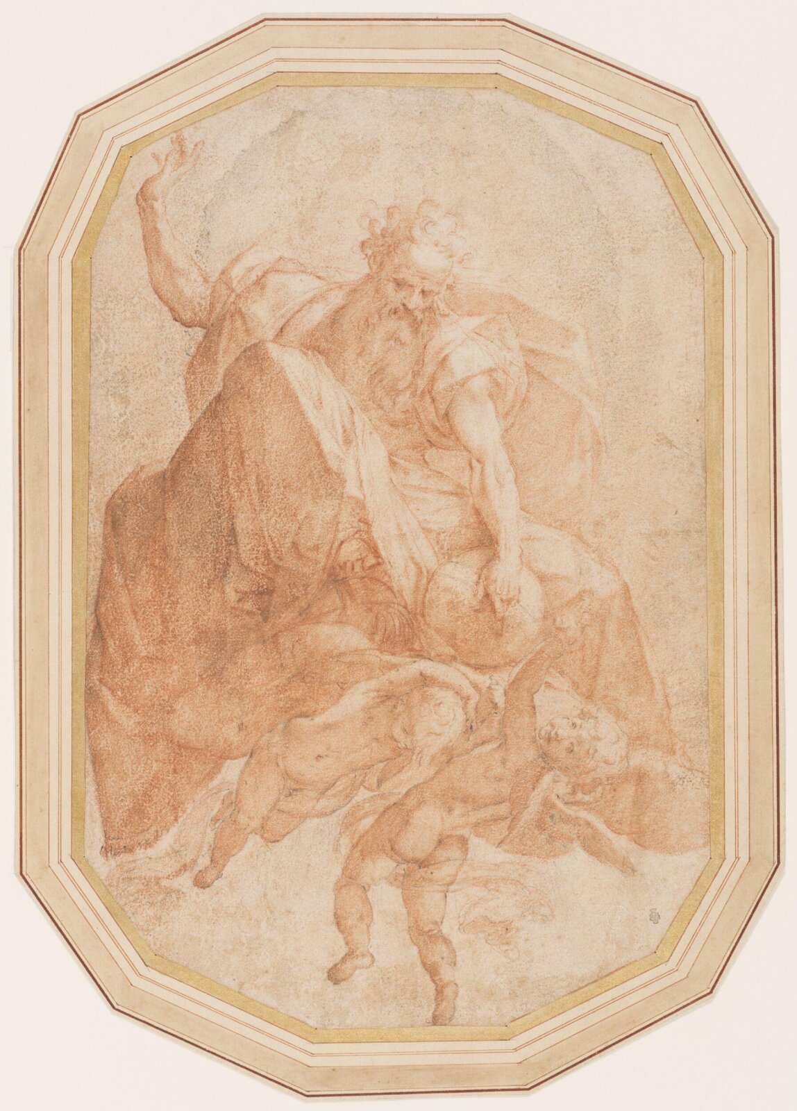 God the Father with two putti, Camillo Procaccini, 1580-1610 ca.
