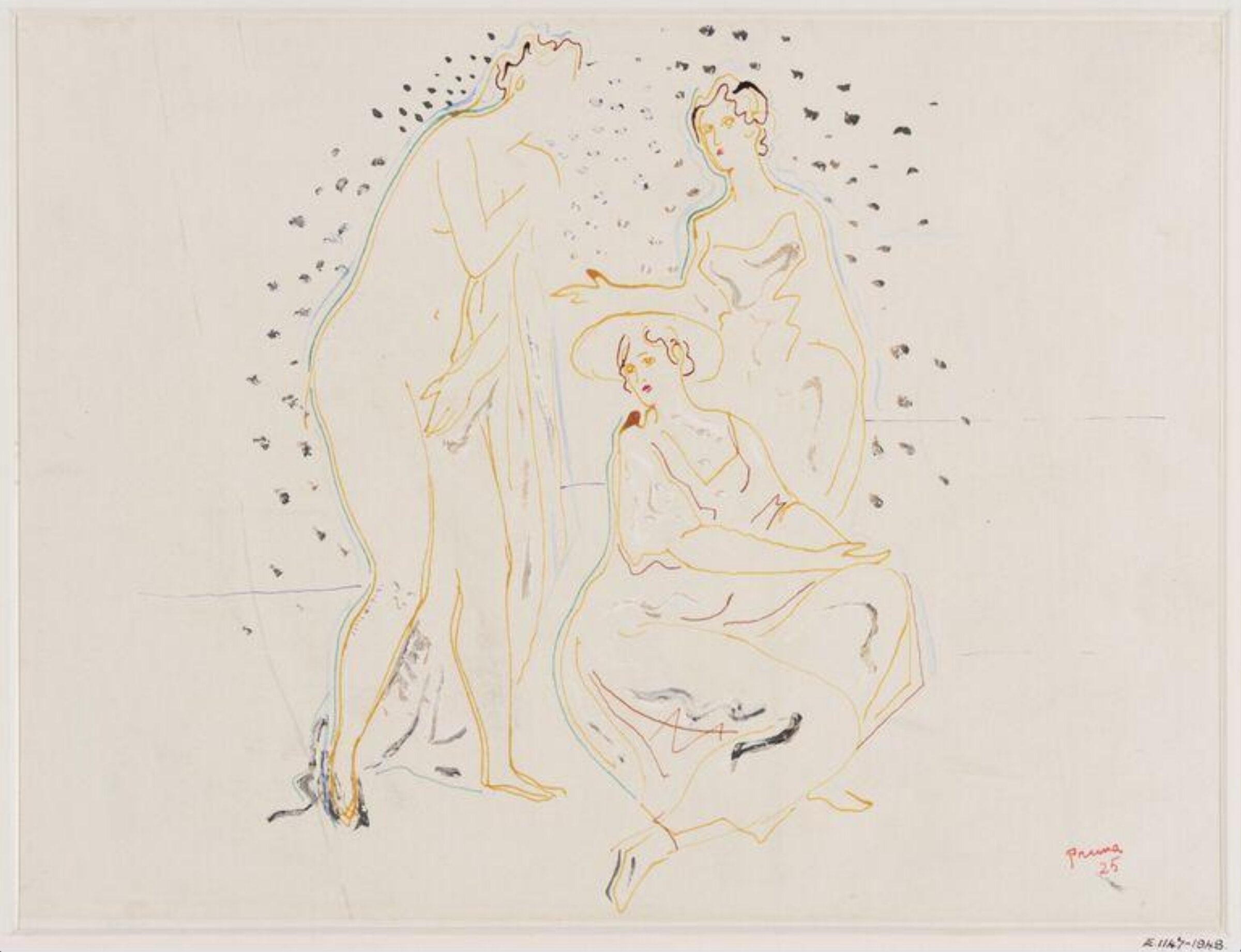 Drawing, Pruna, 1925